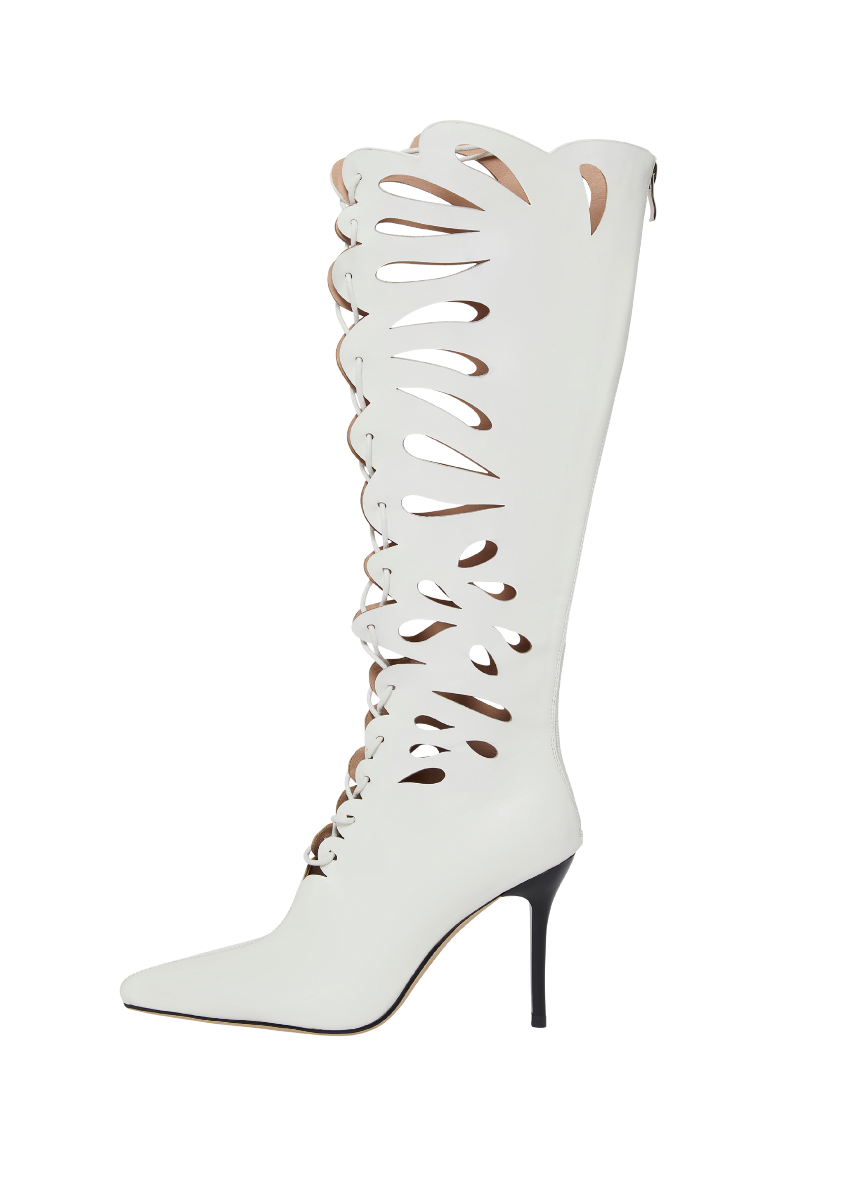 THE ROMINA HEELS IN WHITE