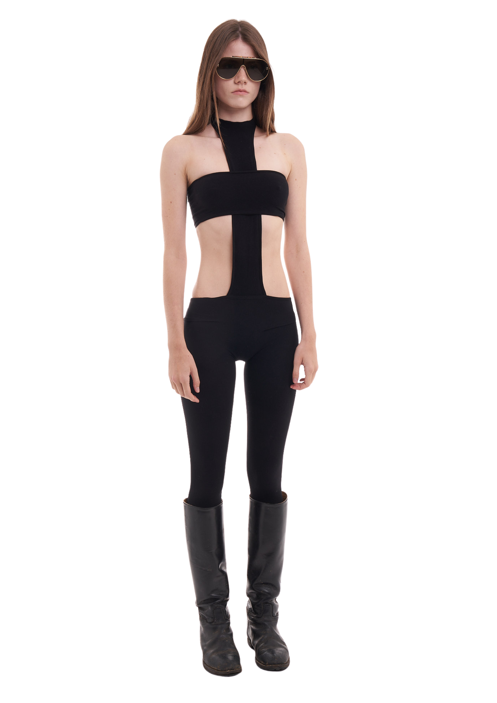 THE CROSS JUMPSUIT IN BLACK