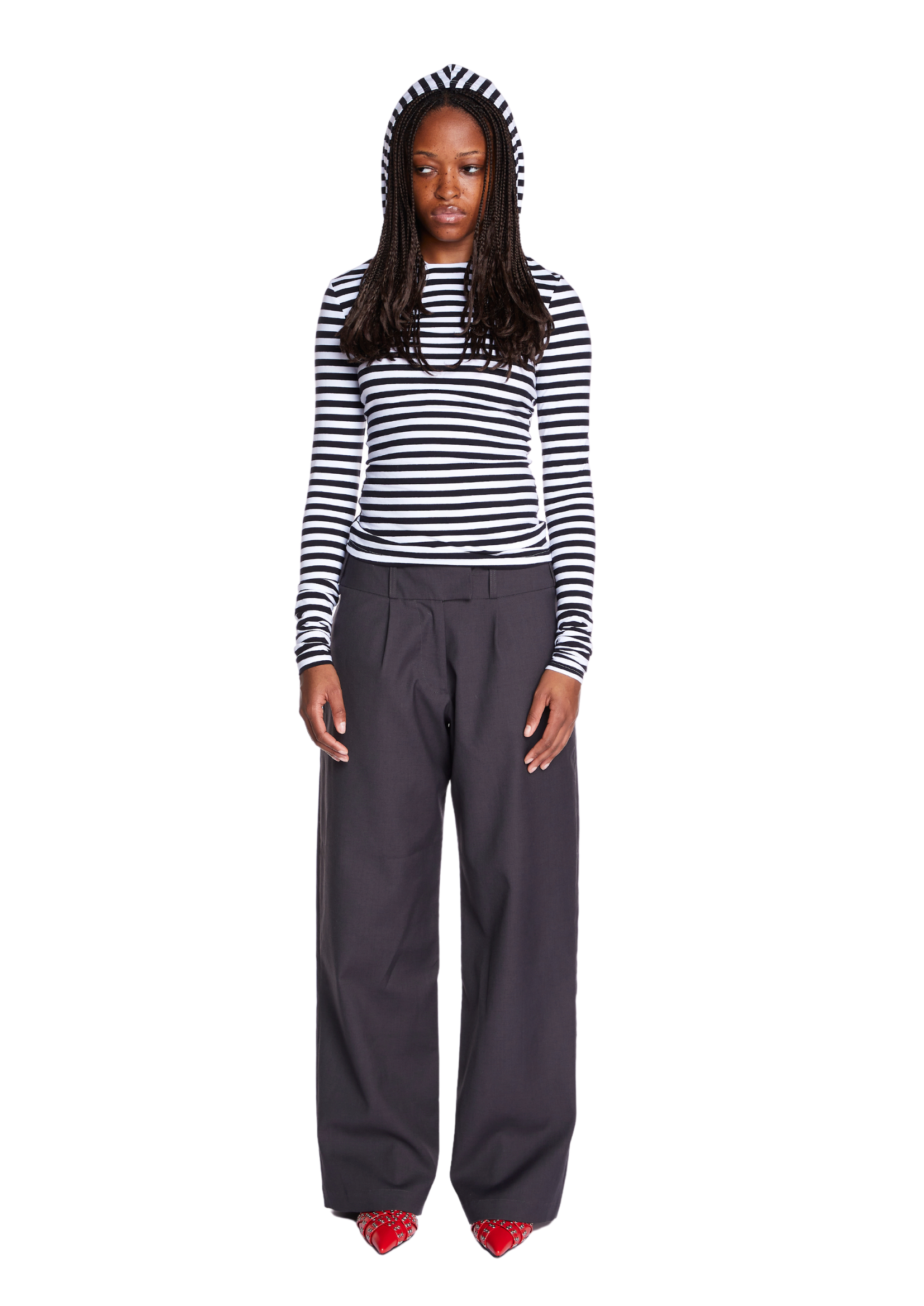 LONDON SUIT TROUSERS IN SLATE GREY