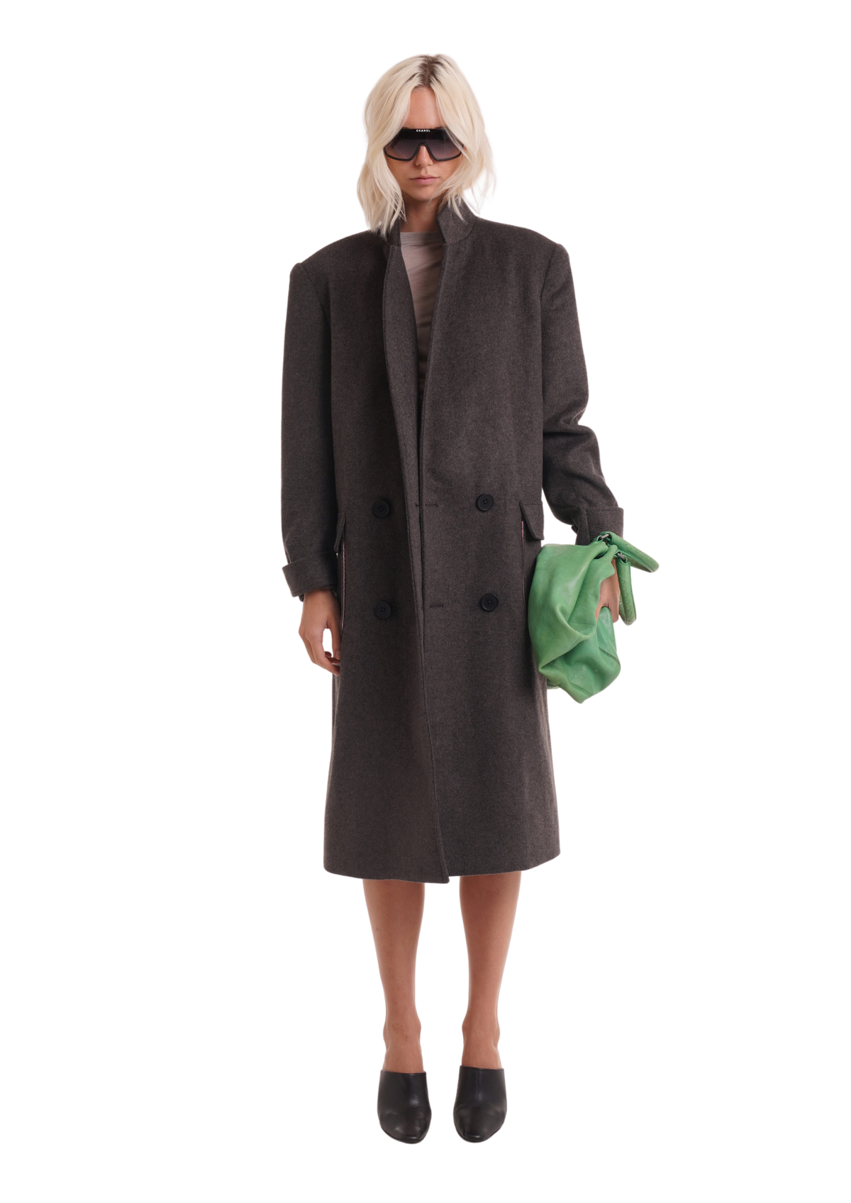 THE ELLA COAT IN DEEP GREY