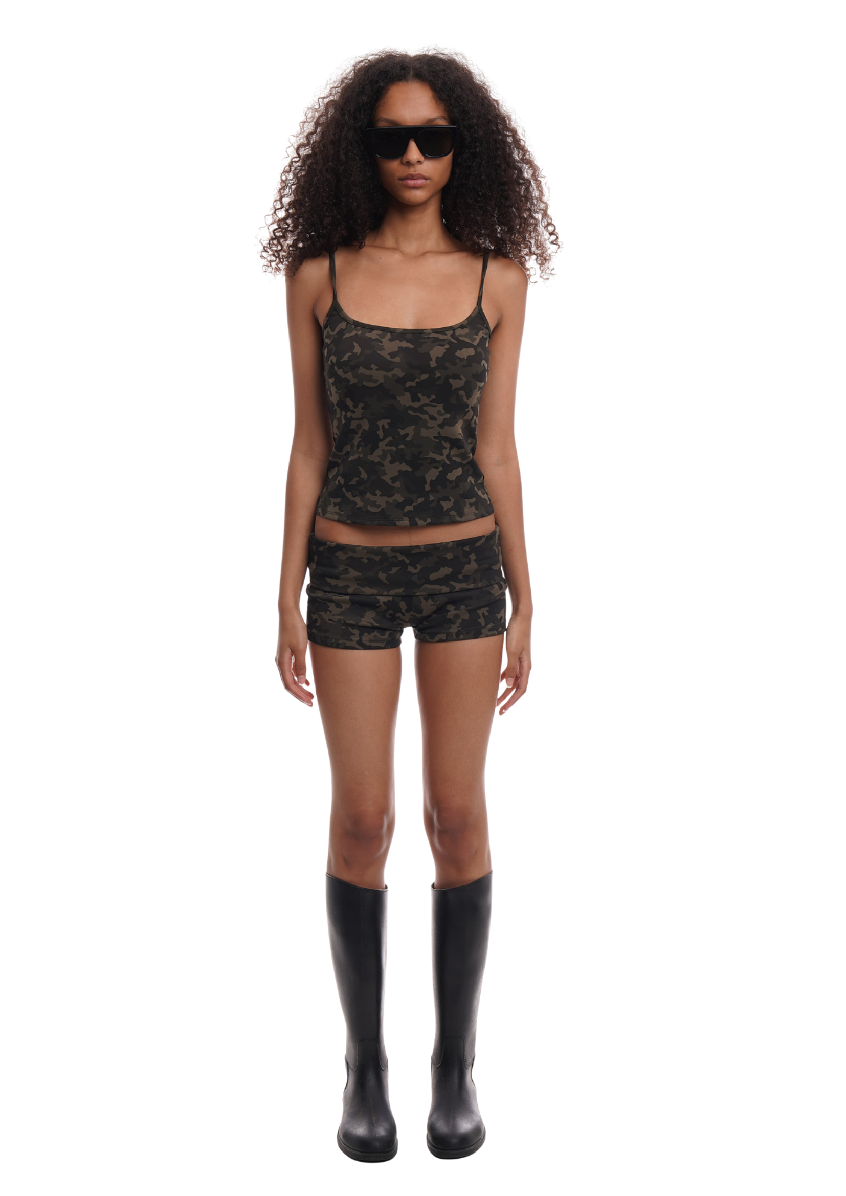 BOOTY SHORTS IN CAMO