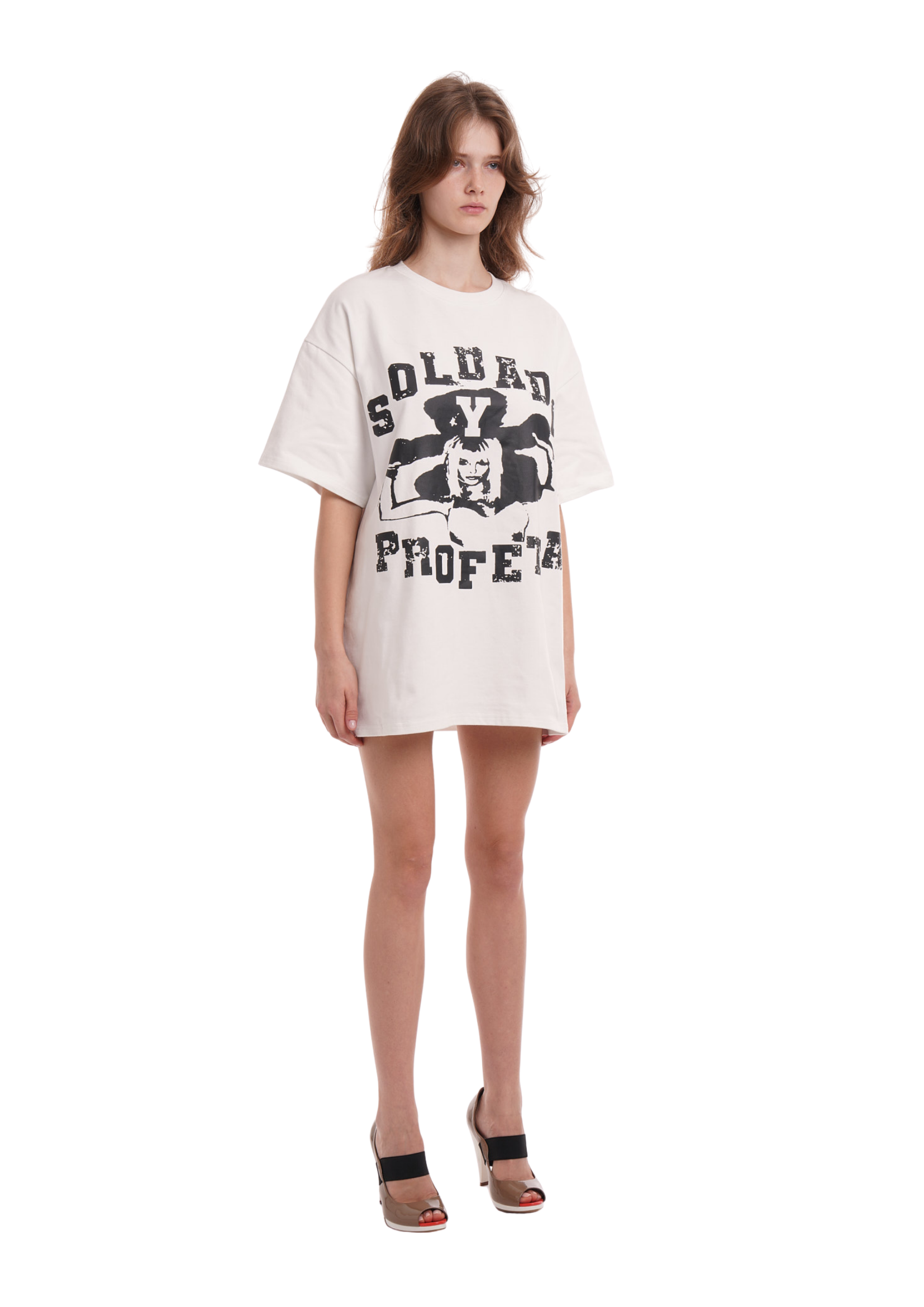 SOLDADO OVERSIZED T-SHIRT IN WHITE