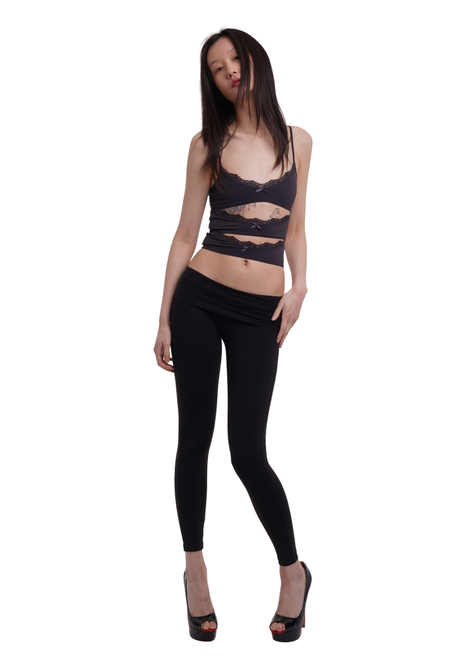 TRIPLE LAYERED BRA IN BLACK