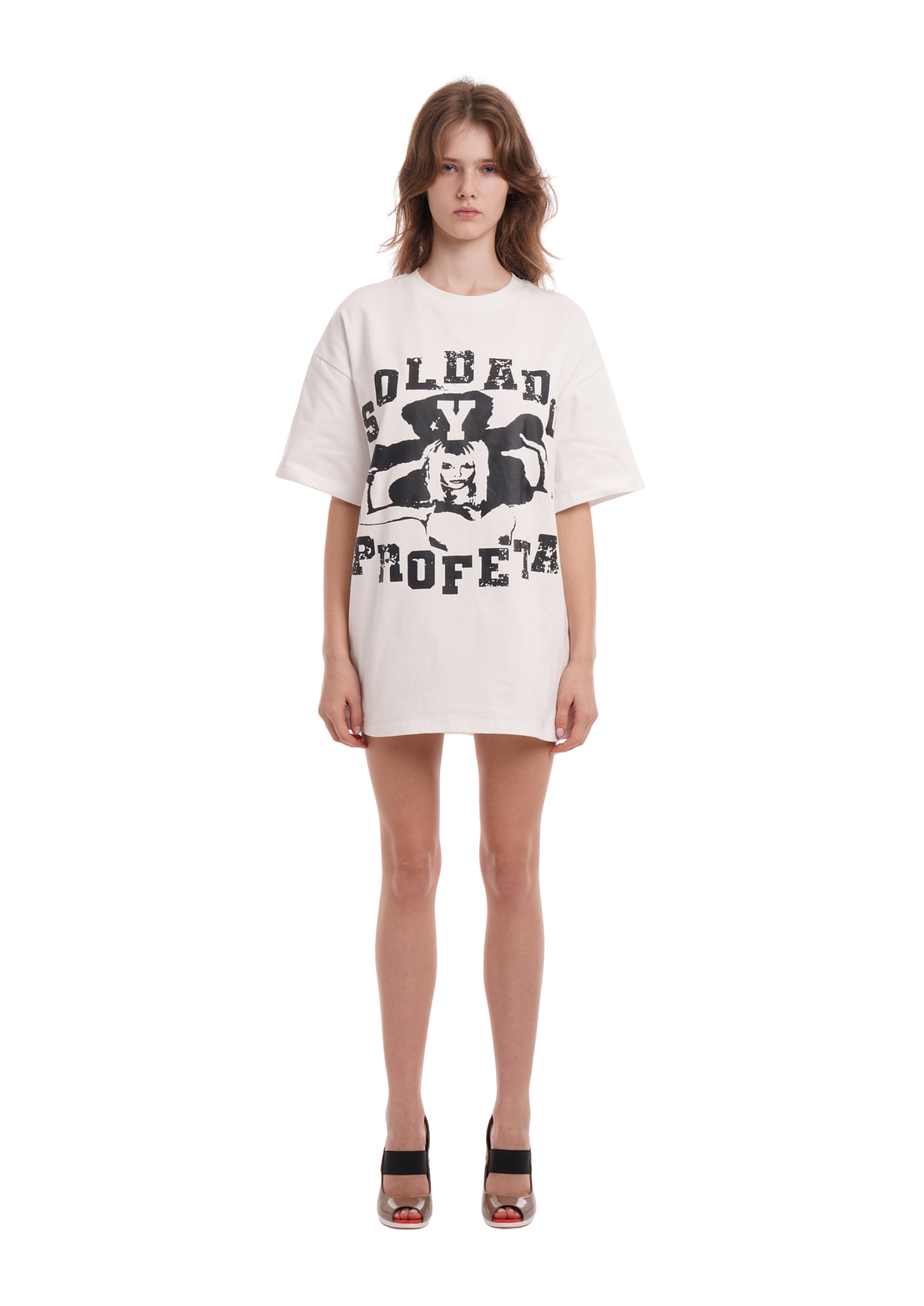 SOLDADO OVERSIZED T-SHIRT IN WHITE