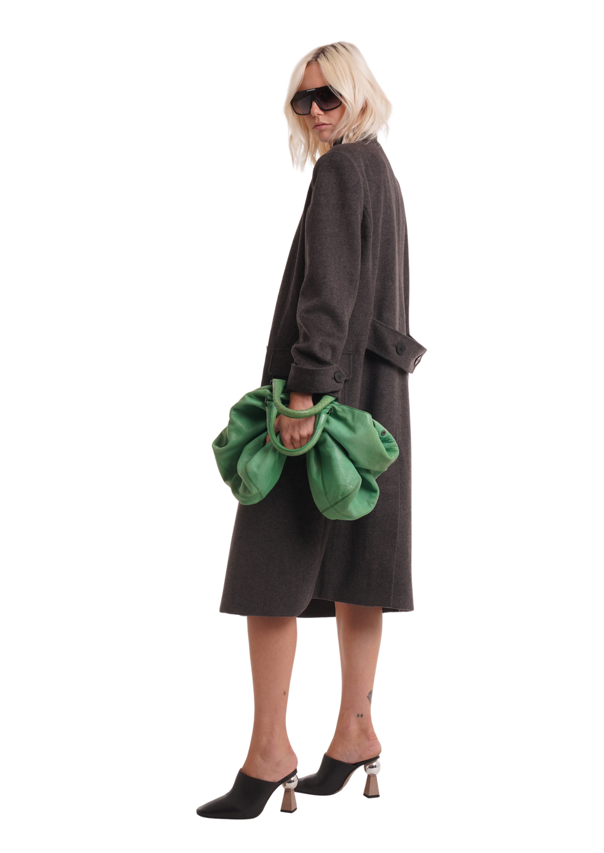 THE ELLA COAT IN DEEP GREY