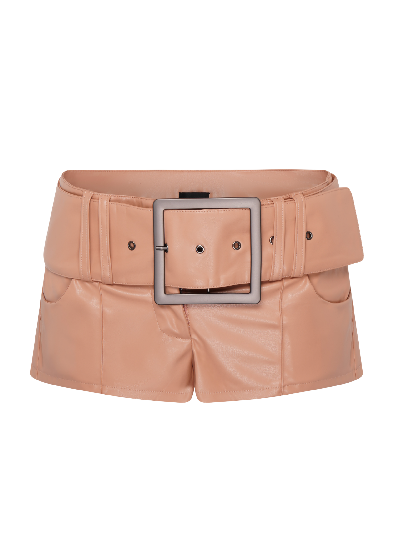 NIIHAI X REVOLVE SANDY MOTO SHORTS IN MAUVE