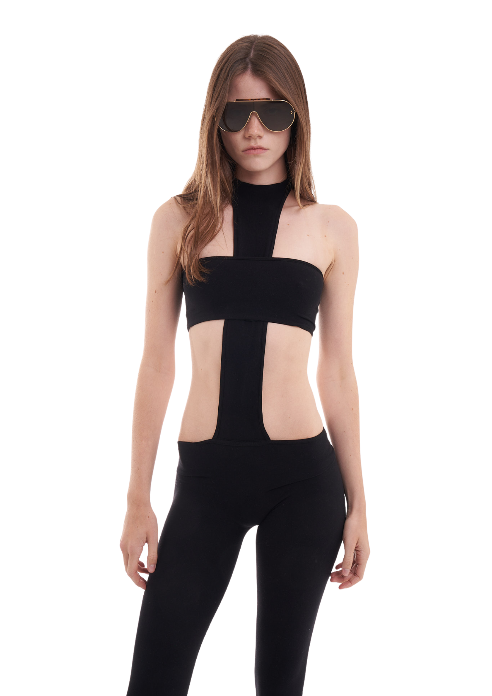 THE CROSS JUMPSUIT IN BLACK