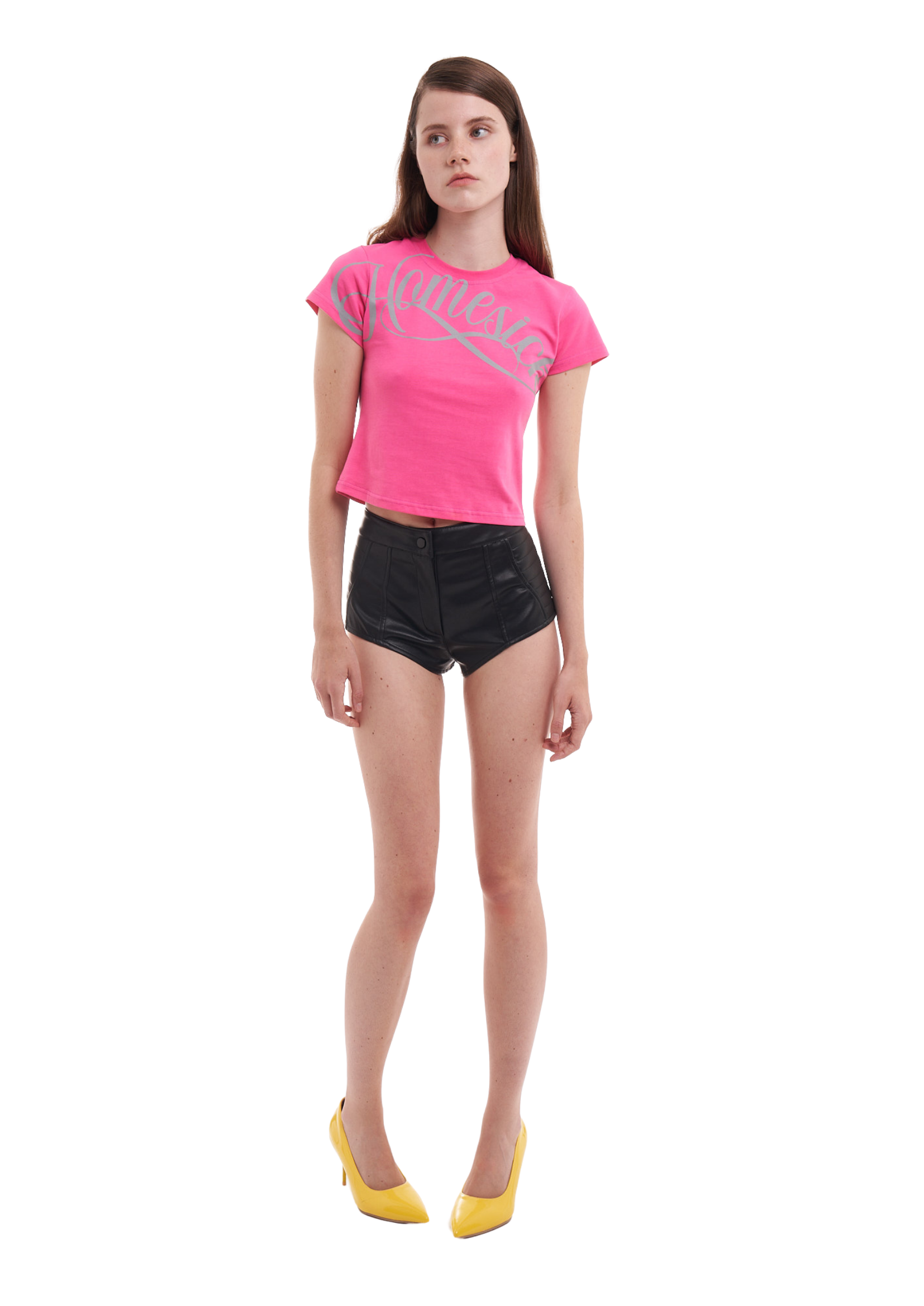 HOMESICK BABY TEE IN ROSIE PINK