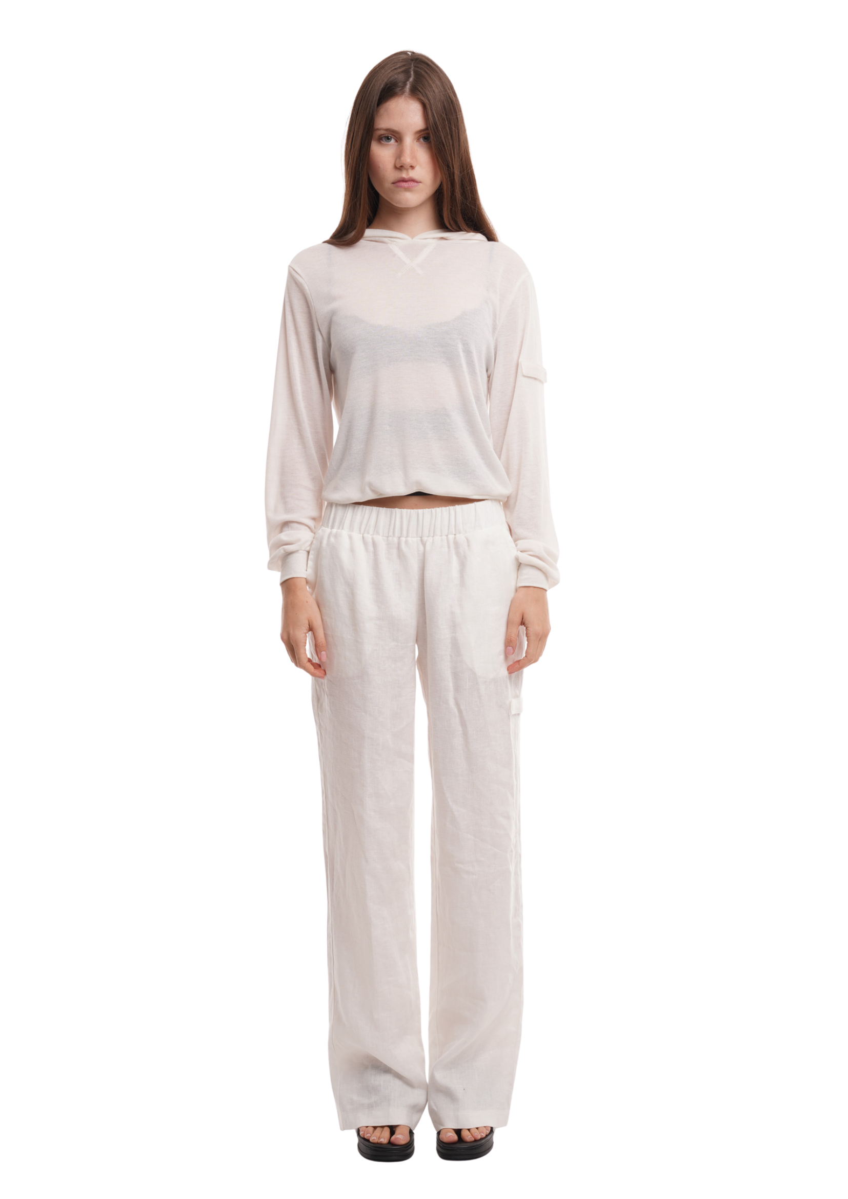 THE DOVE TROUSERS IN WHITE