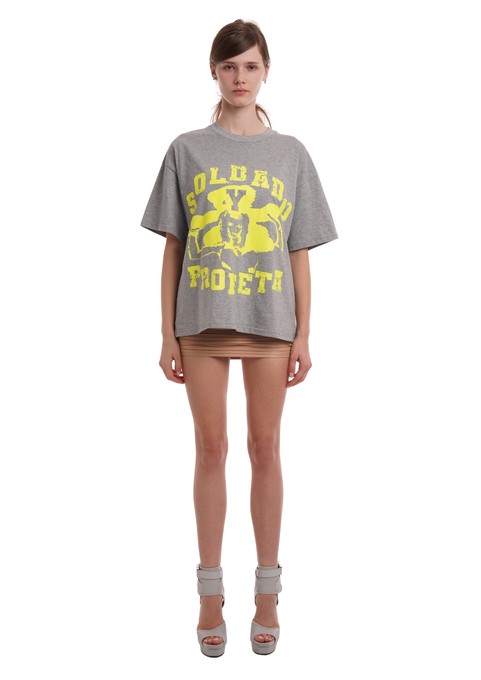 SOLDADO OVERSIZED TSHIRT IN GREY MARL