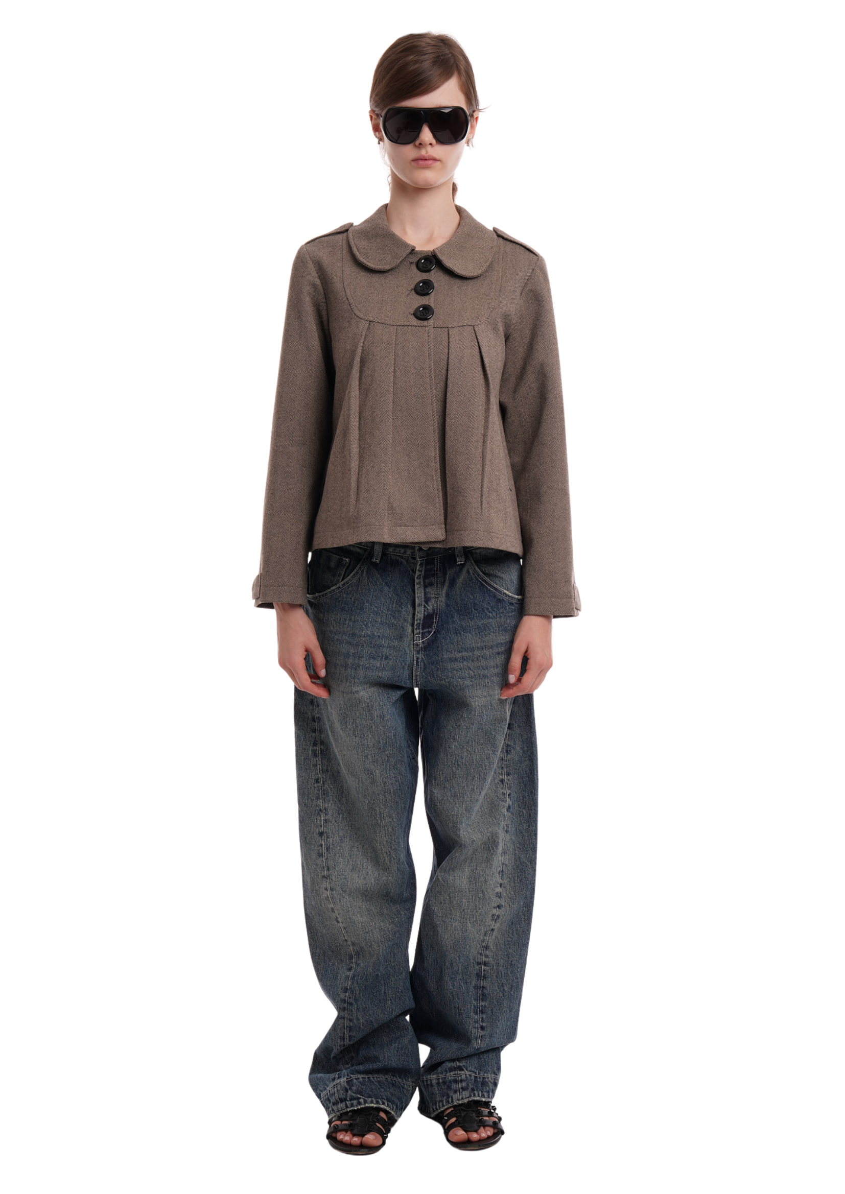 TILLY JACKET IN BROWN