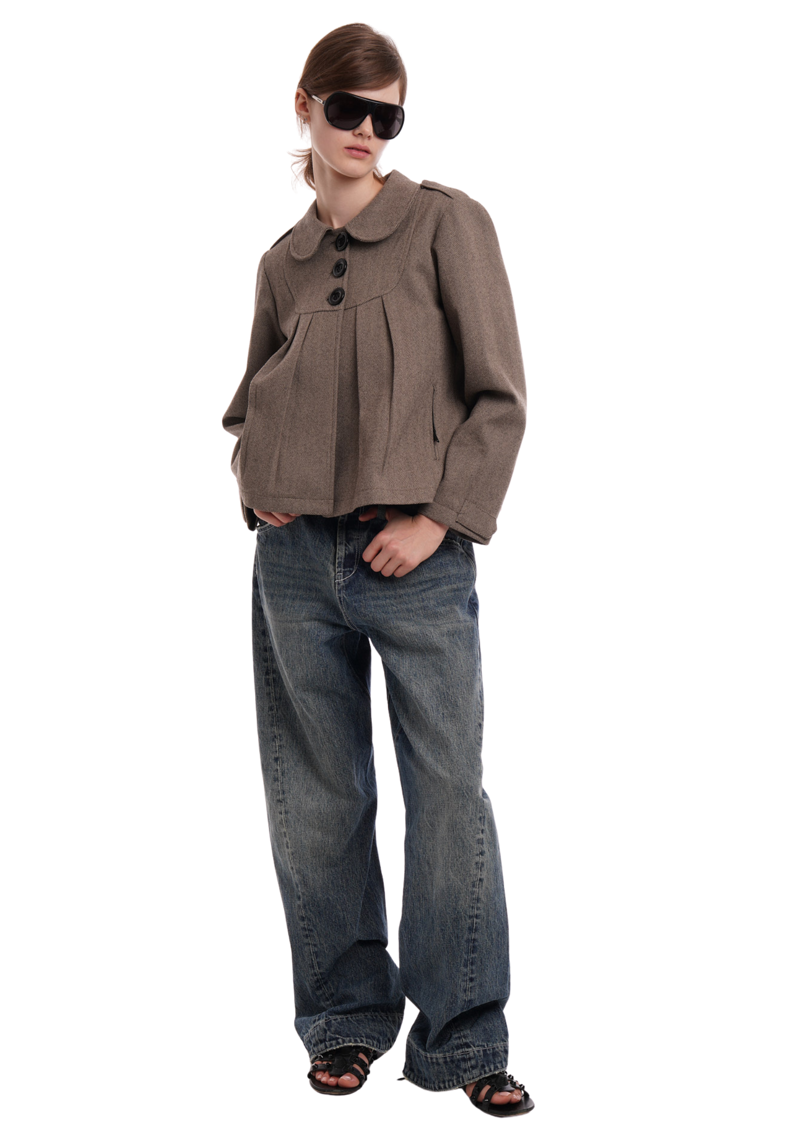 TILLY JACKET IN BROWN