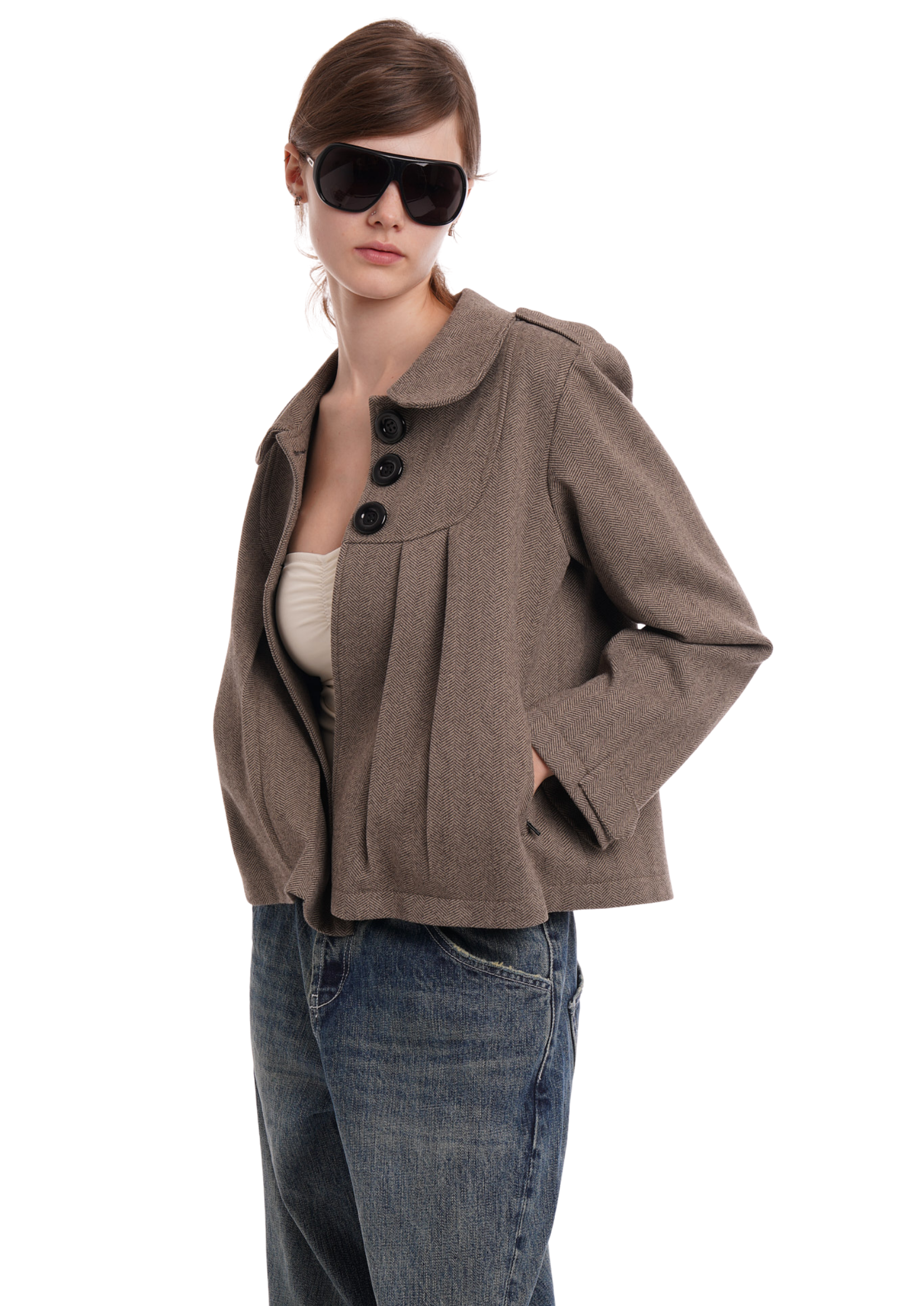 TILLY JACKET IN BROWN