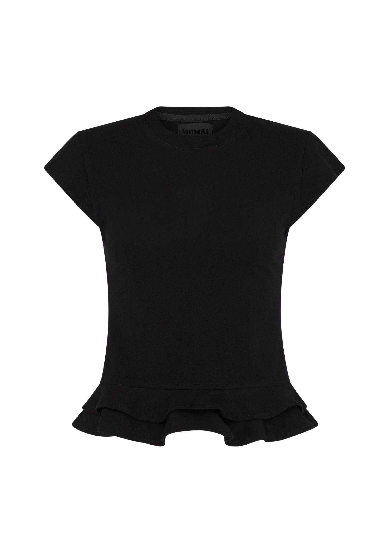 RUBY BABY TEE IN BLACK