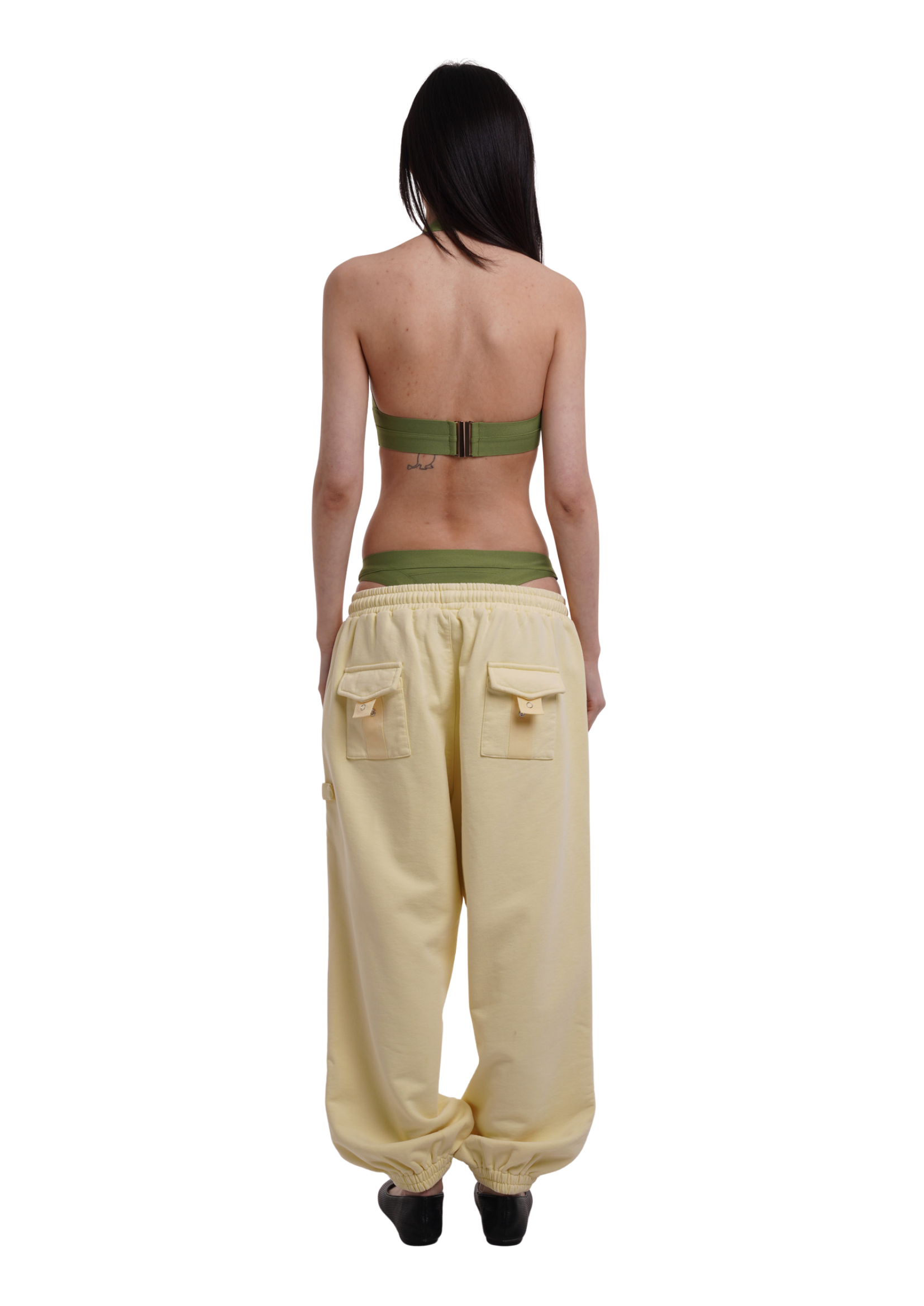 BOUND SWIMSUIT IN KHAKI