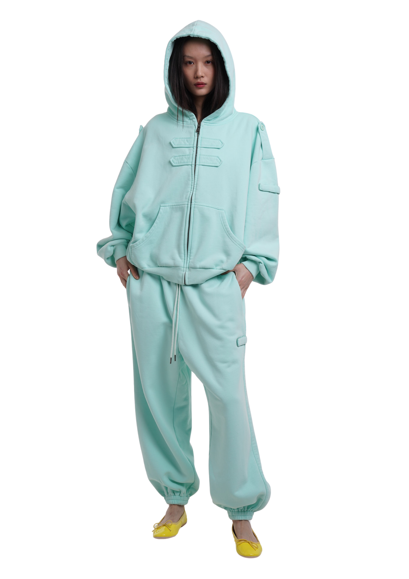 COVER HOODIE IN ICE