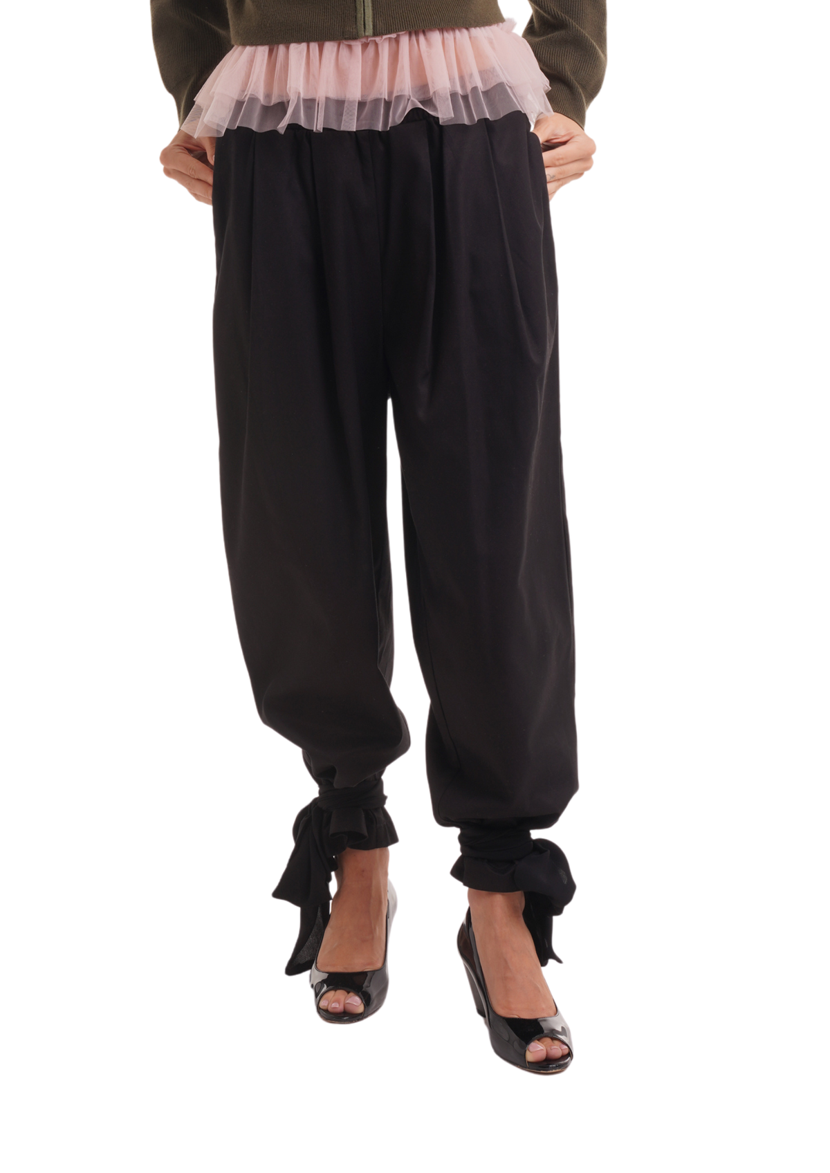 THE TRISTA BALLET TROUSERS IN BLACK