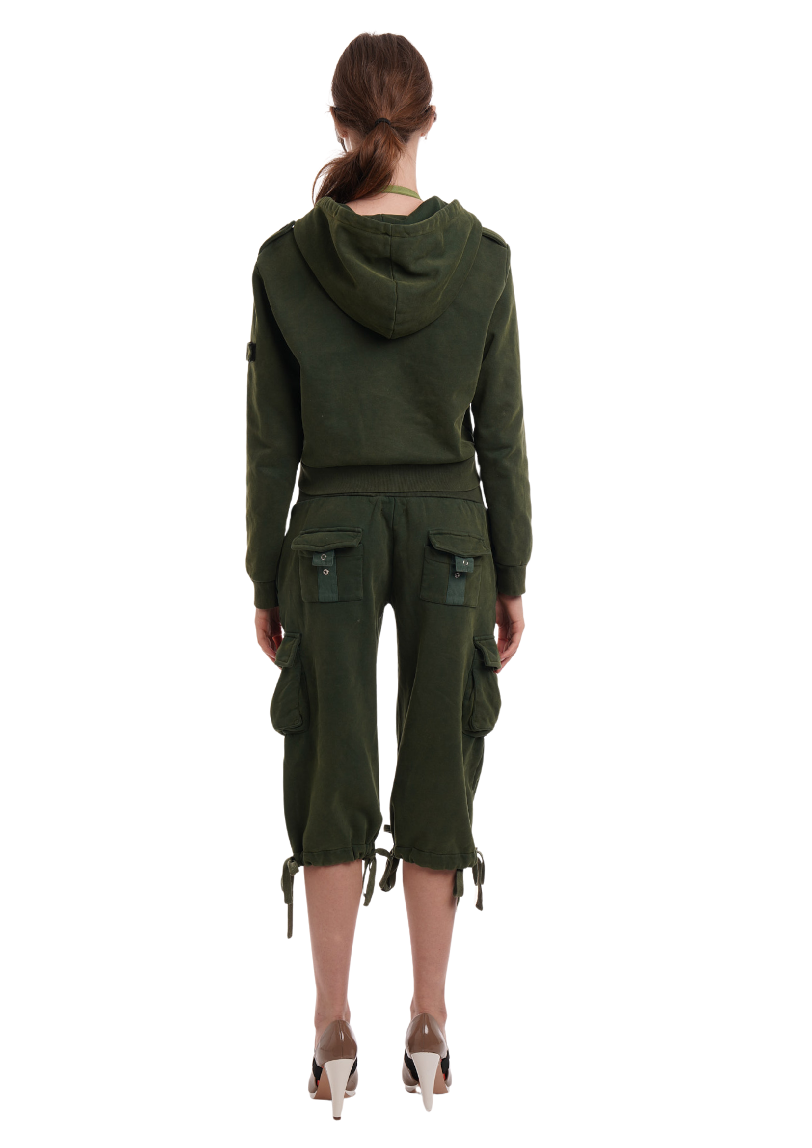 COMBAT HOODIE IN MILITARY GREEN