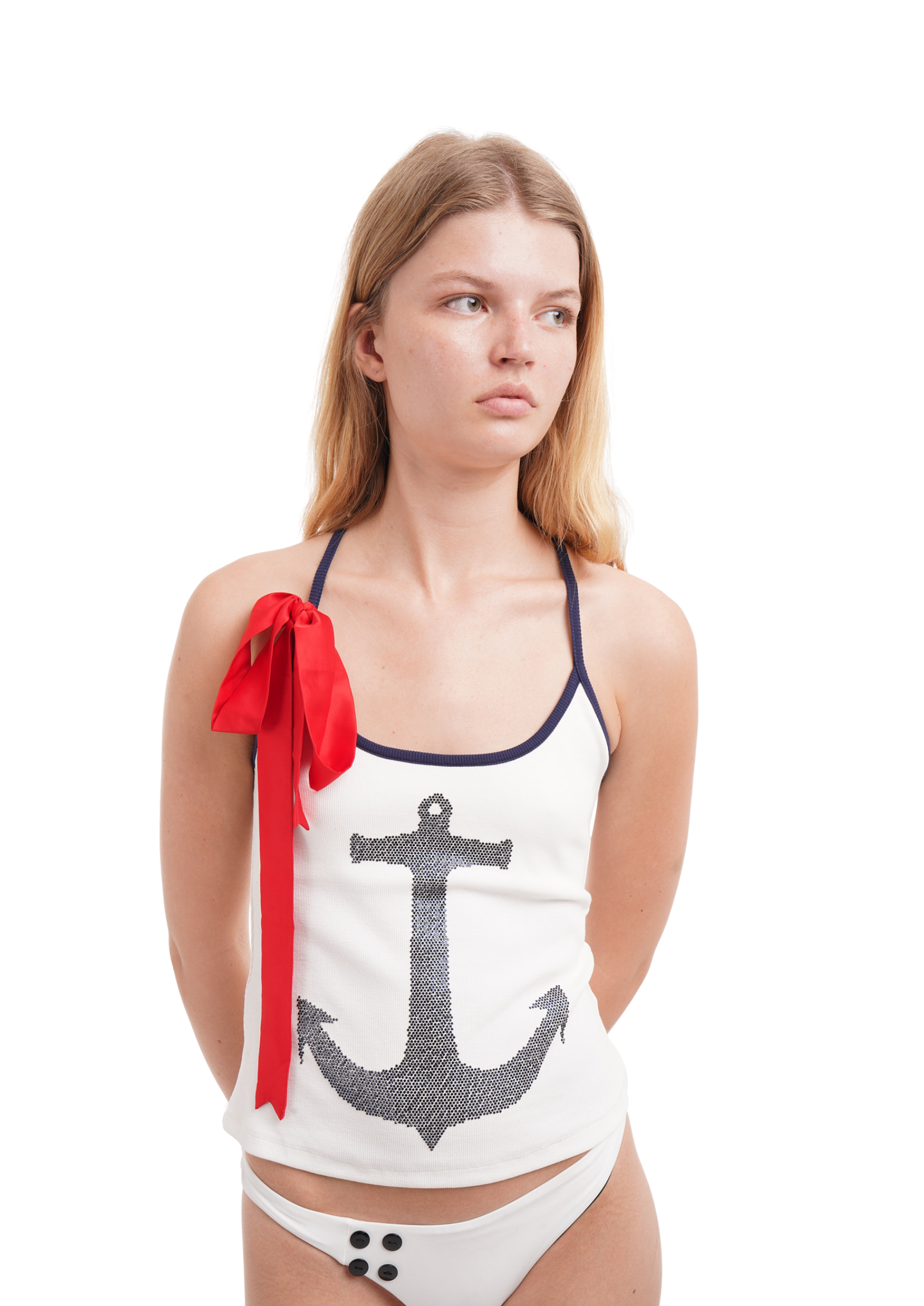 ANCHOR VEST IN WHITE