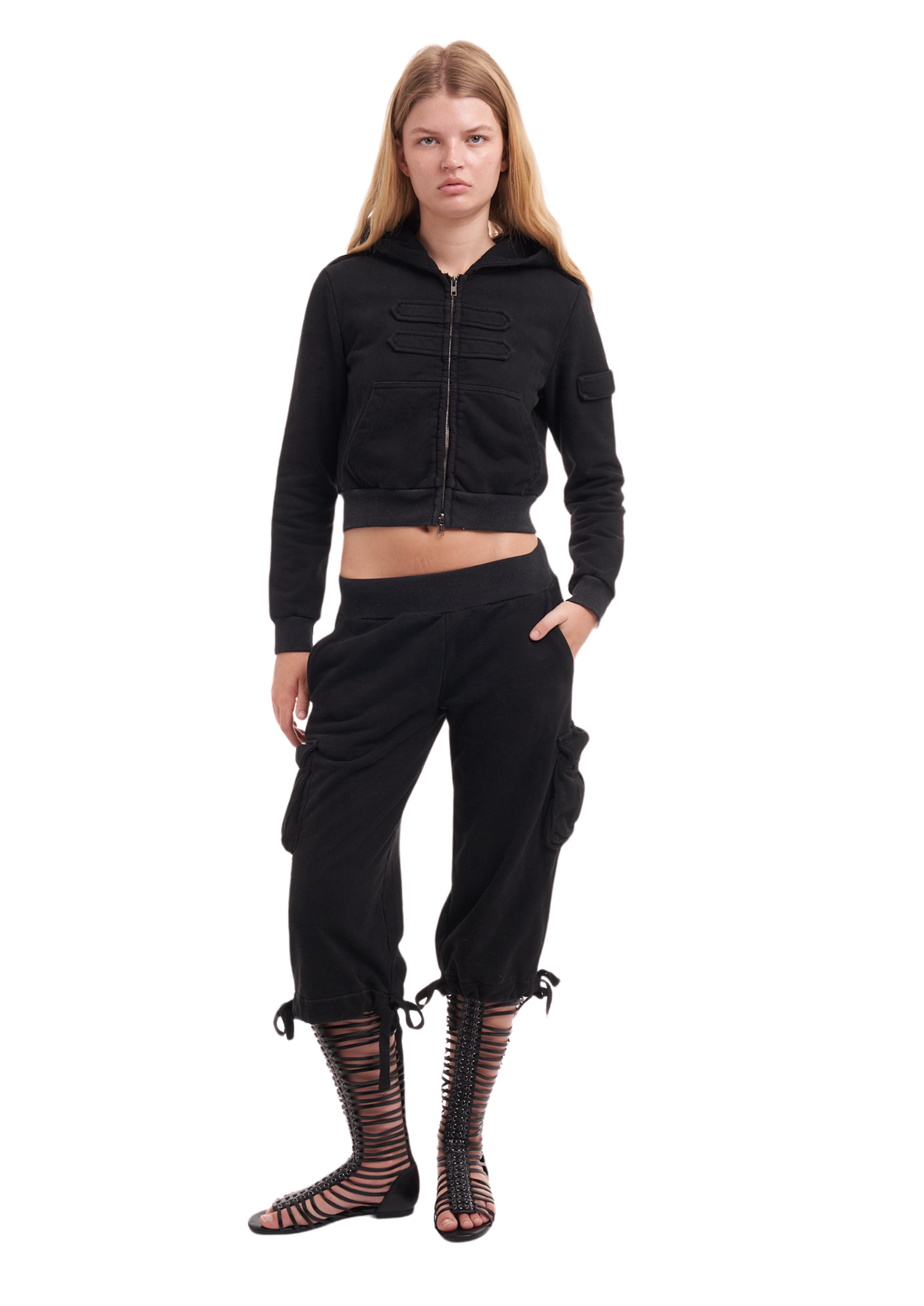 UTILITY TRACK CAPRIS IN TACTILE GREY