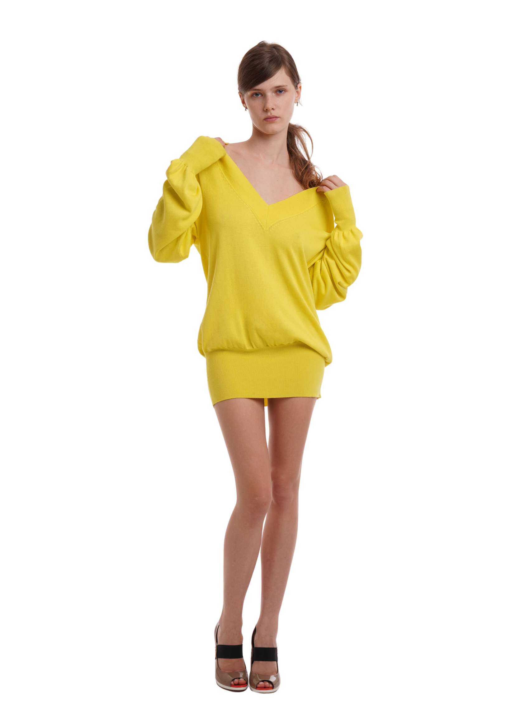 jumper dress yellow Riley & James Mustard Button Size Small is for those Comfortable days COSKTIARL Women Sweater Dress -