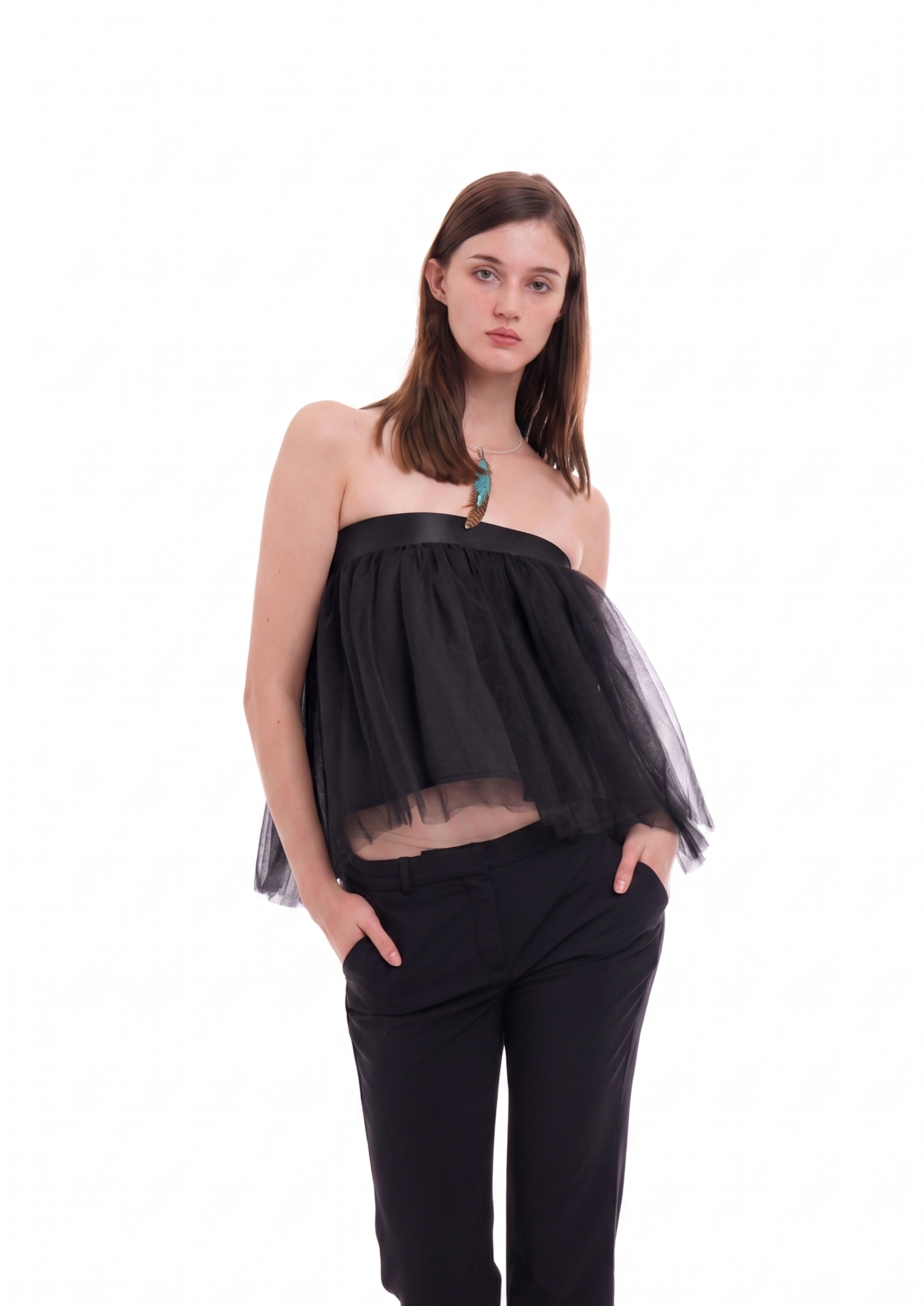 TUTU TOP IN BLACK