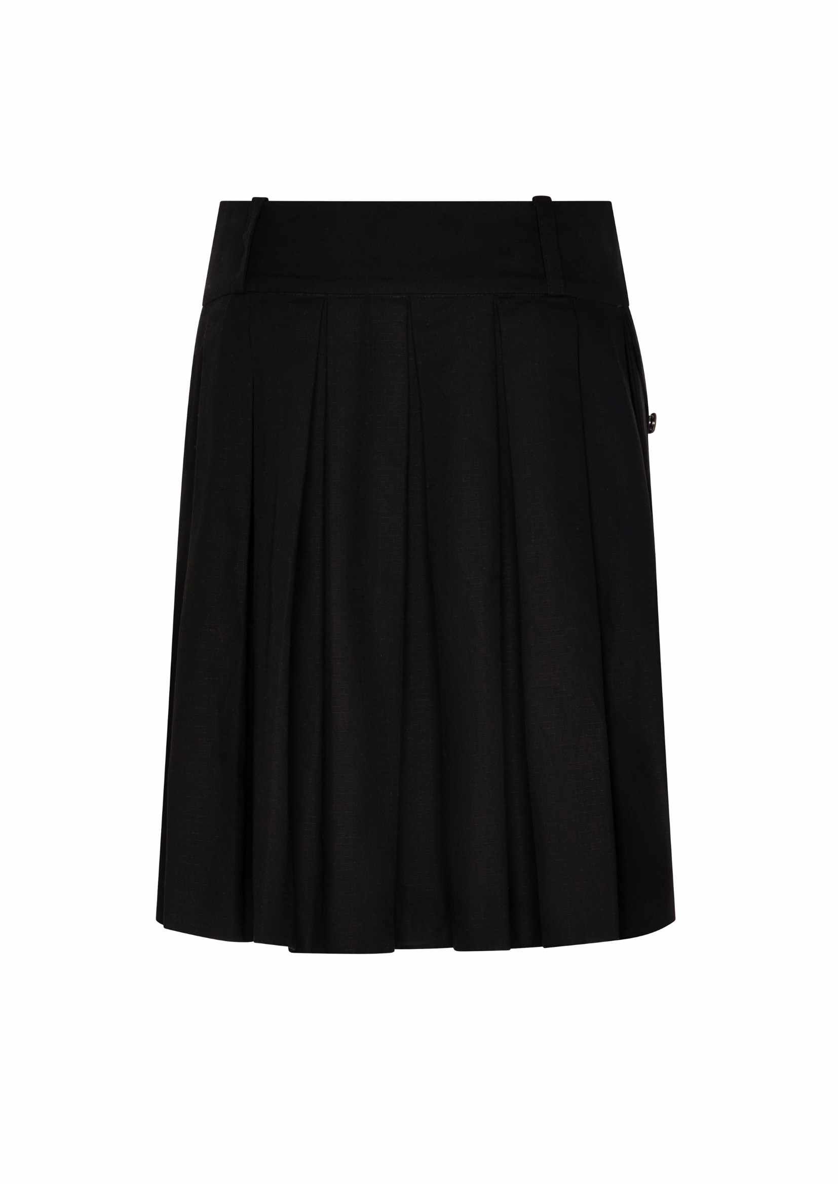 LONG OVERPACKER SKIRT IN BLACK
