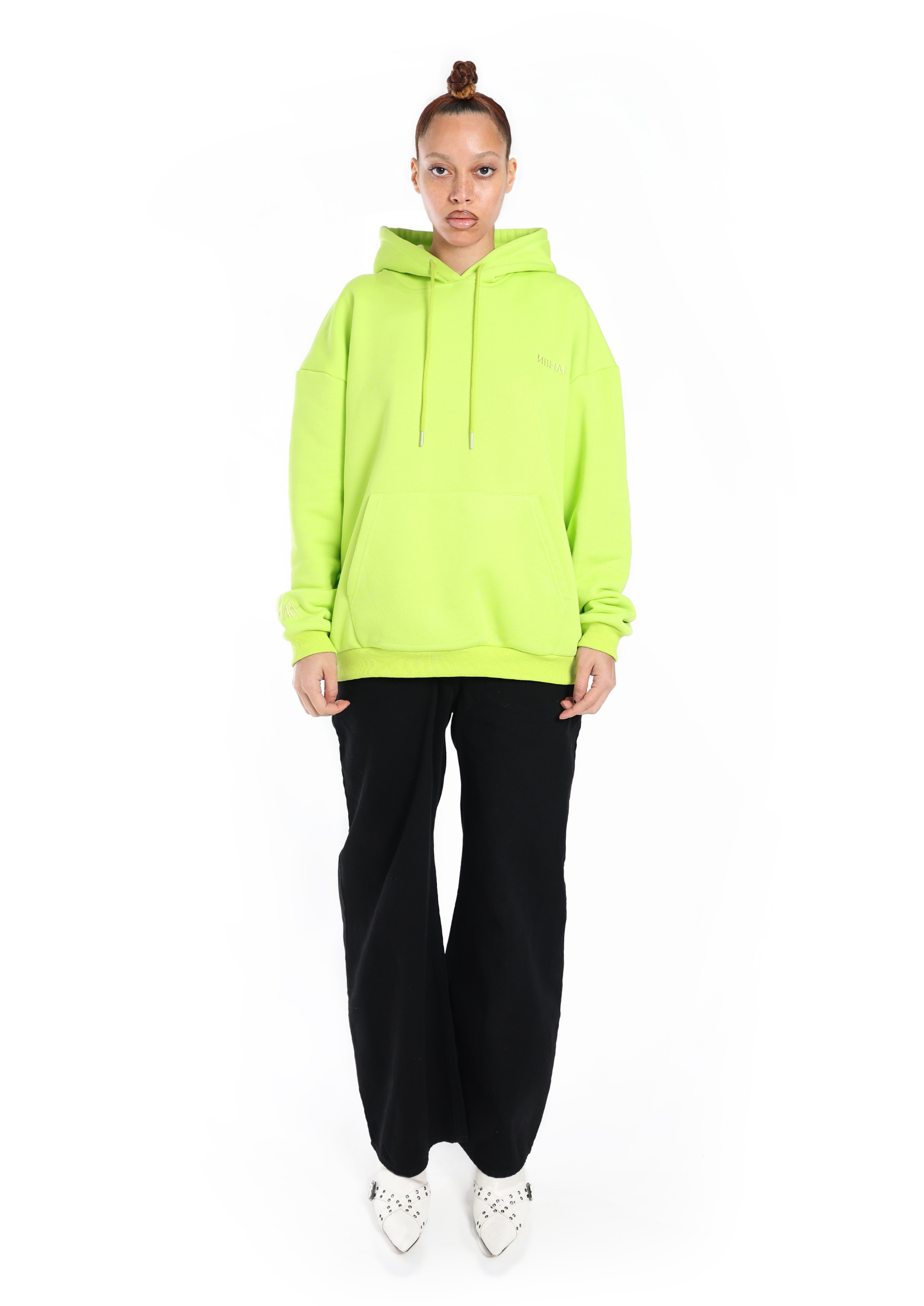 BASiCS HOODiE IN LIME