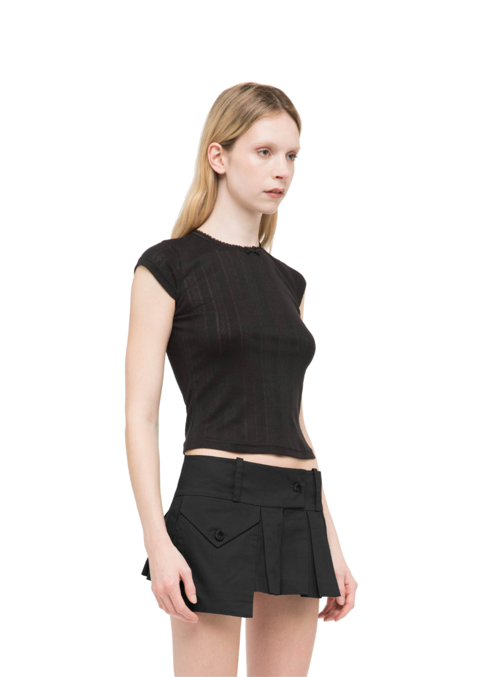 THE OVERPACKER SKIRT IN BLACK