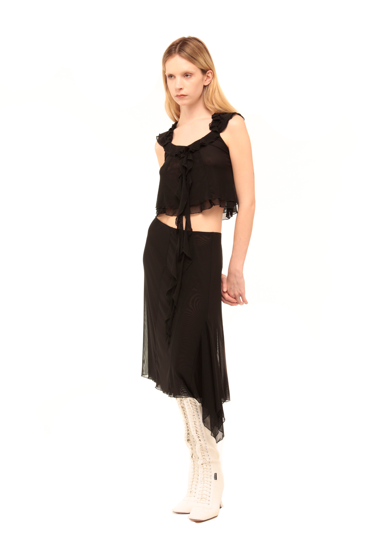MESH SET SKIRT
