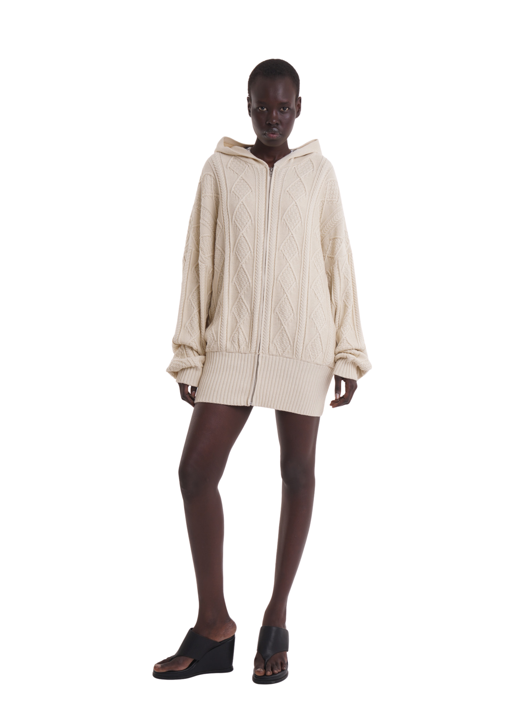 THE CECE DRESS IN ECRU