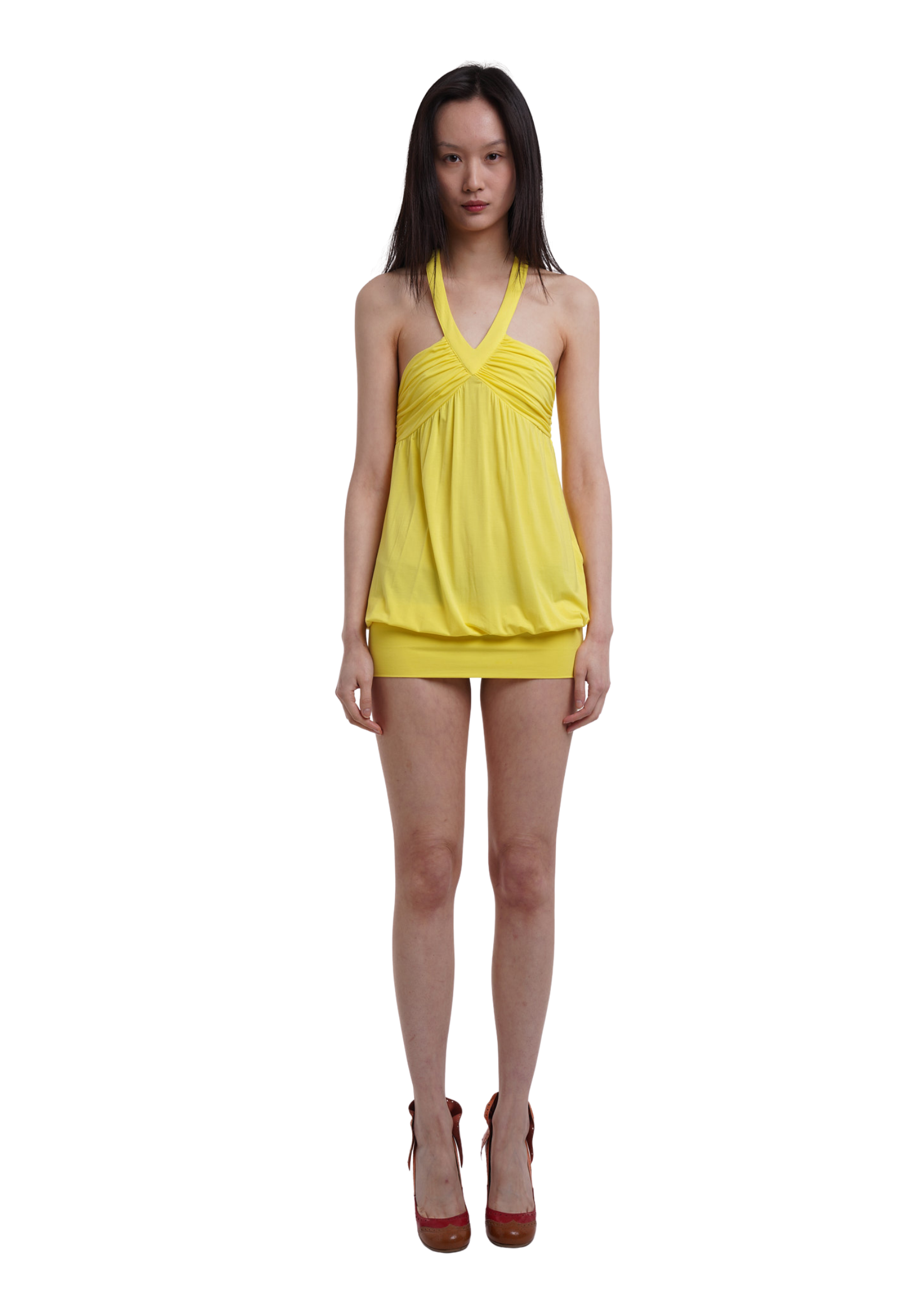 TWIST DRESS IN SUNSHINE