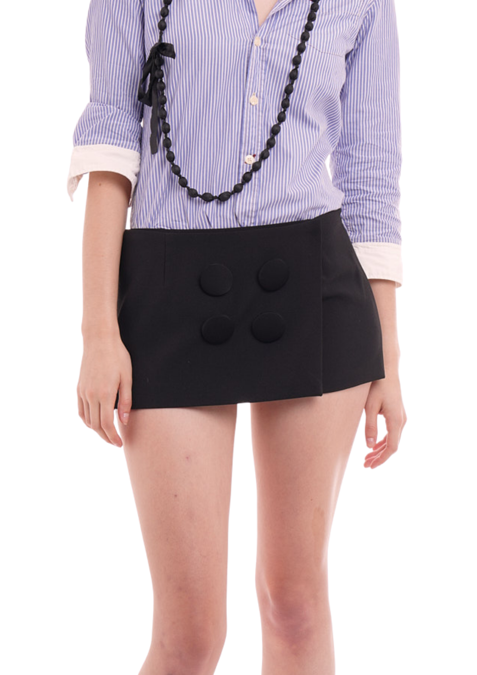 THE MINI SKIRT IN BLACK