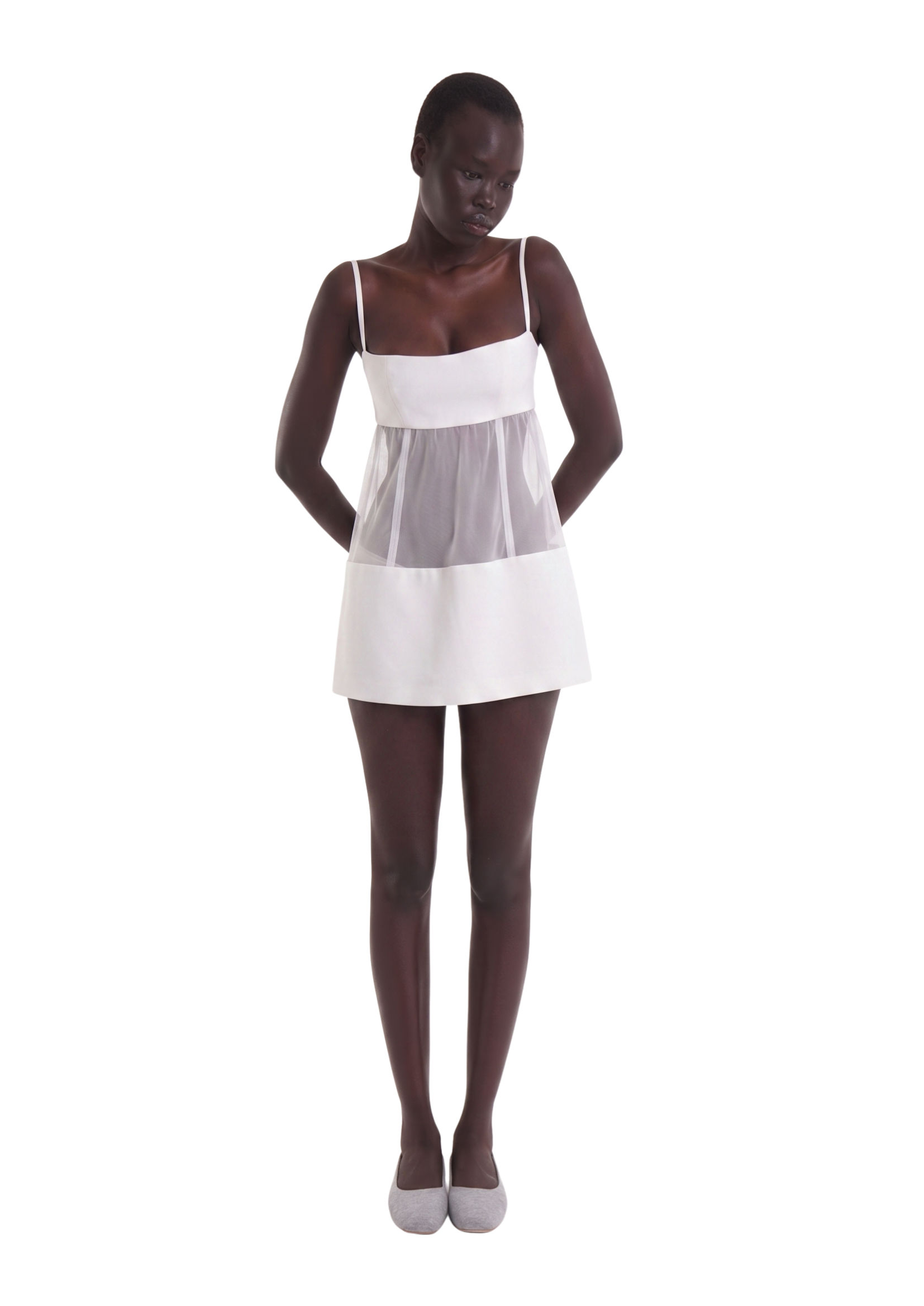 BOP DRESS IN WHITE