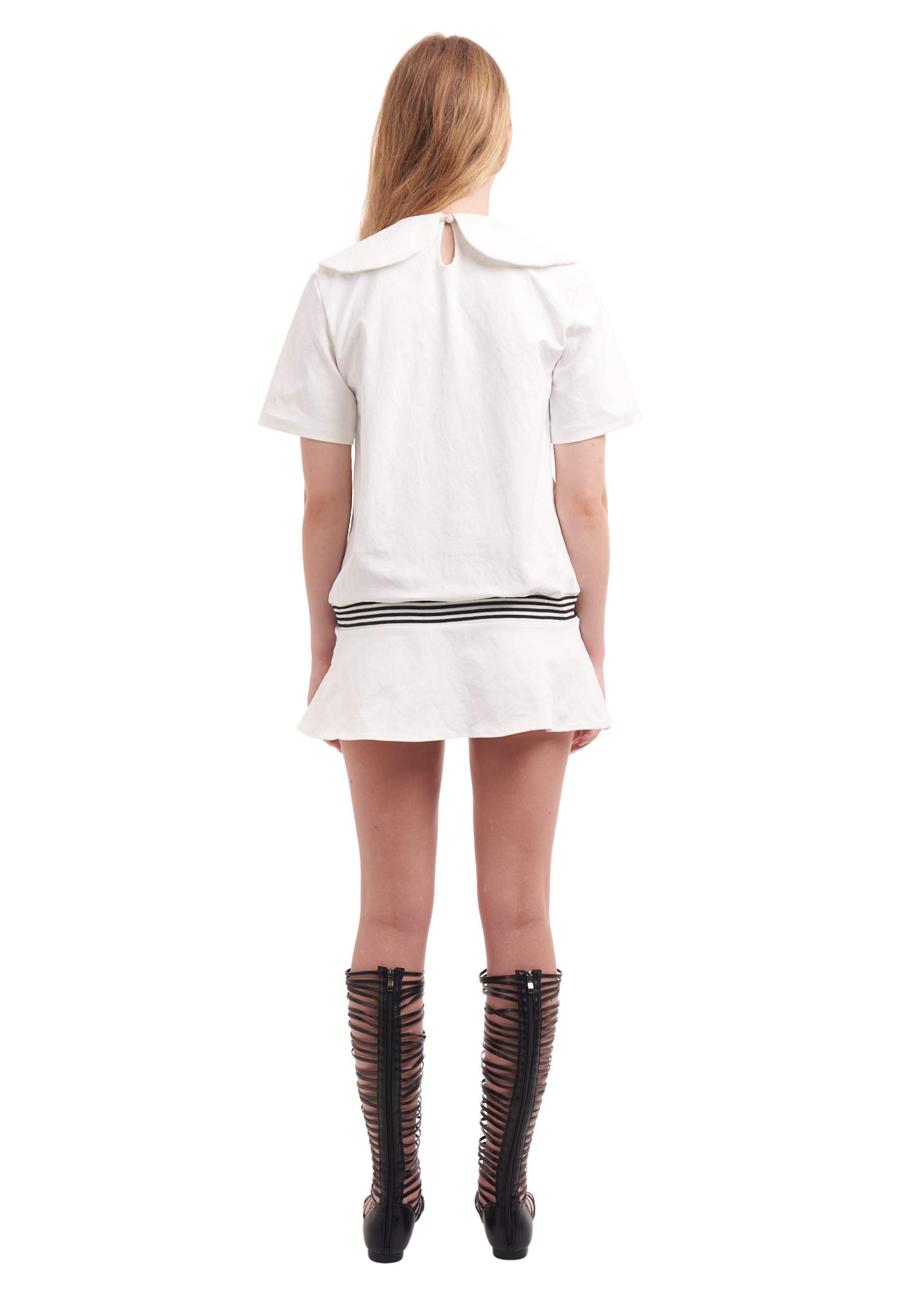 CAPTAIN DRESS IN WHITE