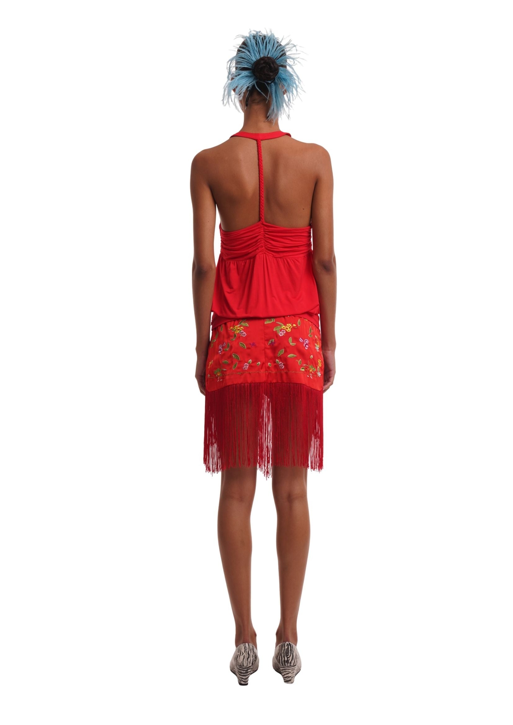 TESS TOP IN RED