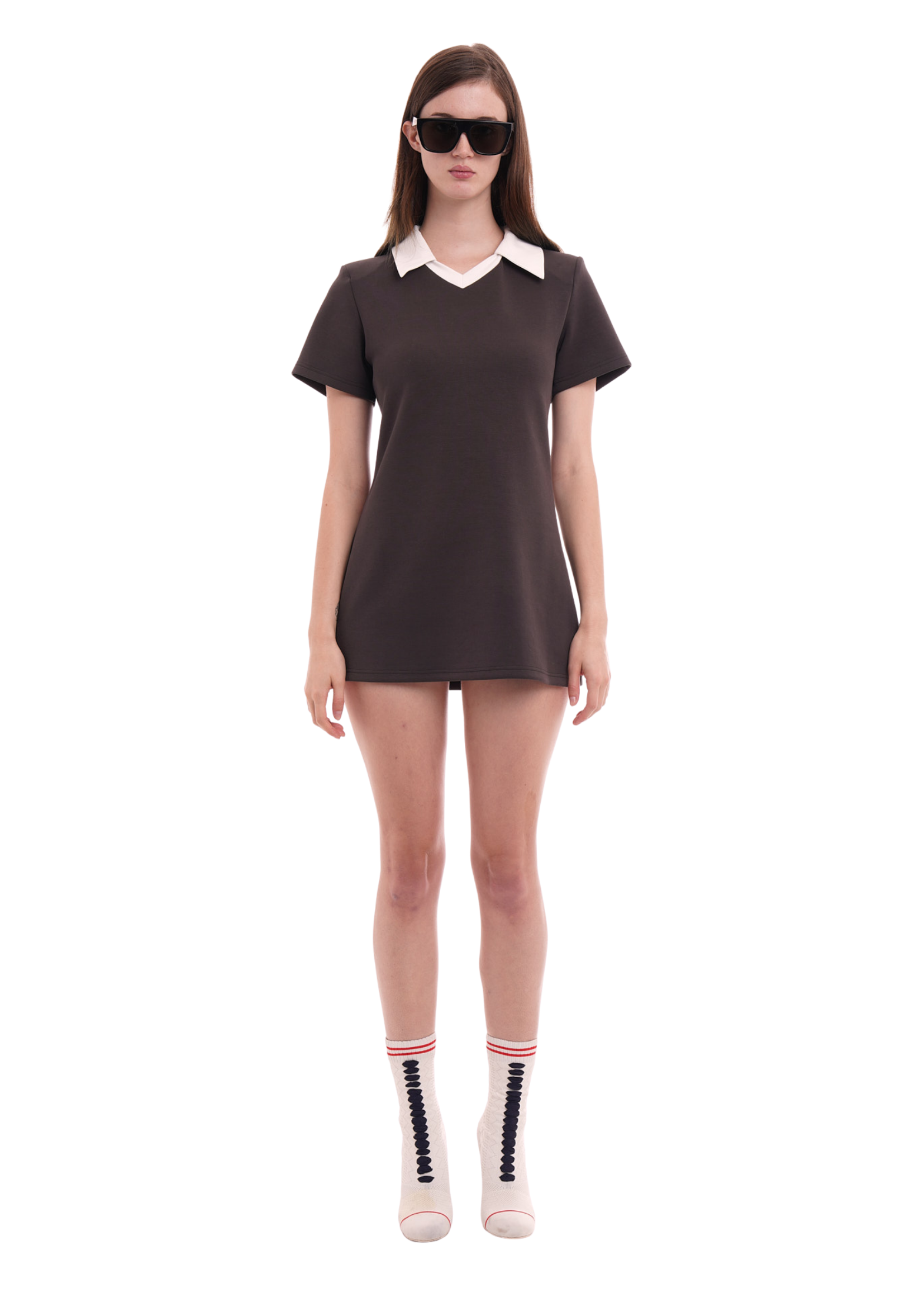 THE RUGBY DRESS IN WASHED BLACK