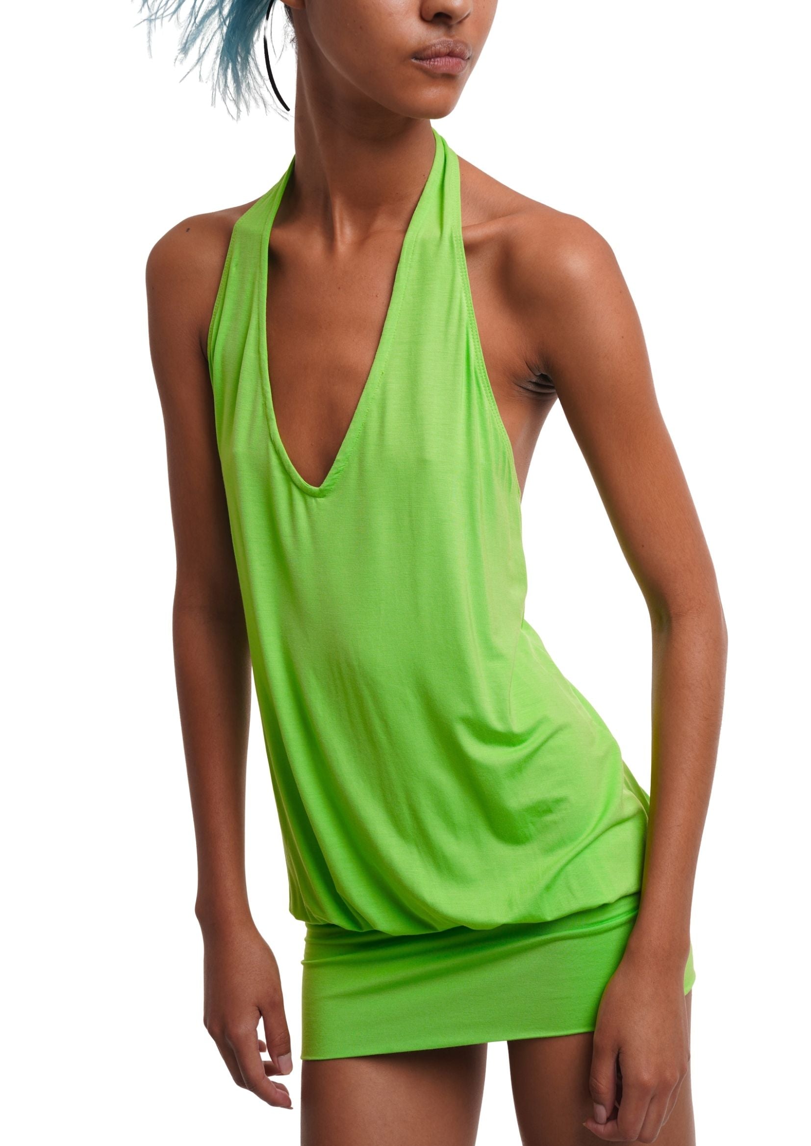 HAILEY DRESS IN APPLE GREEN