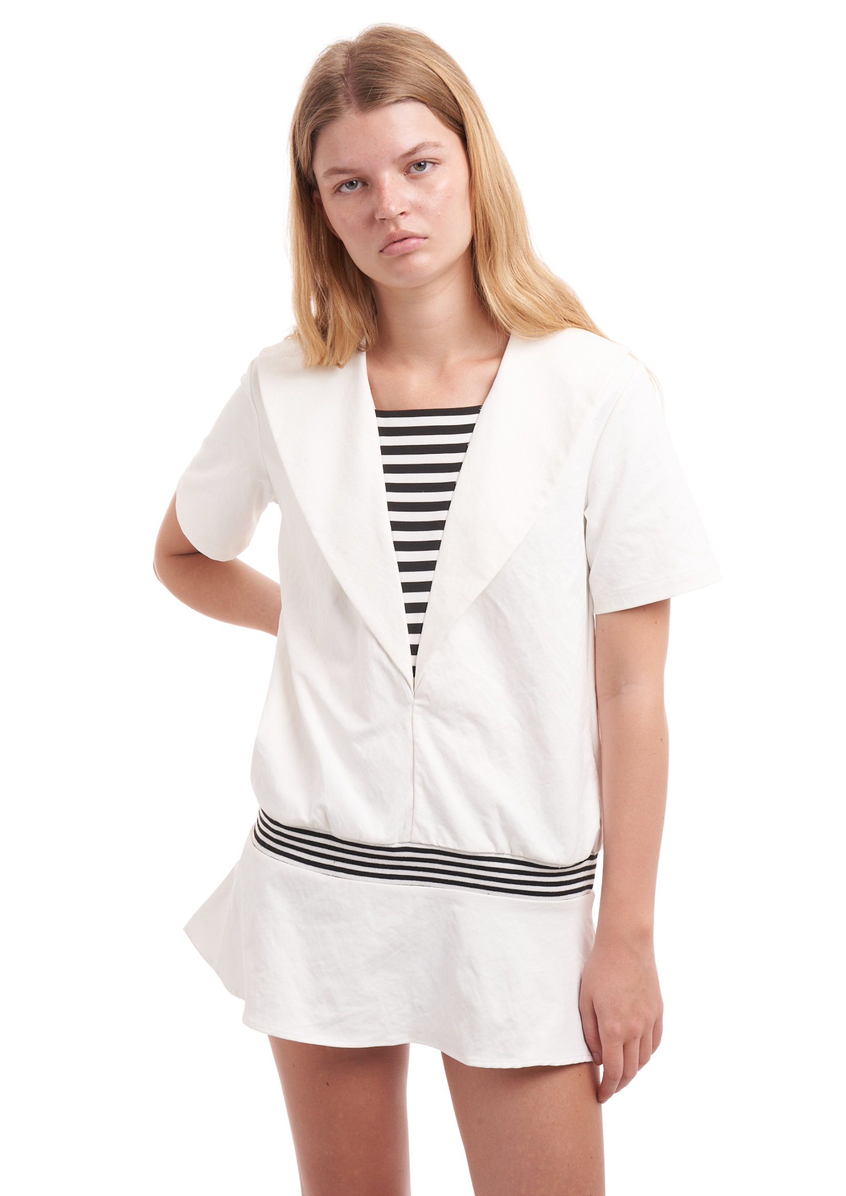 CAPTAIN DRESS IN WHITE