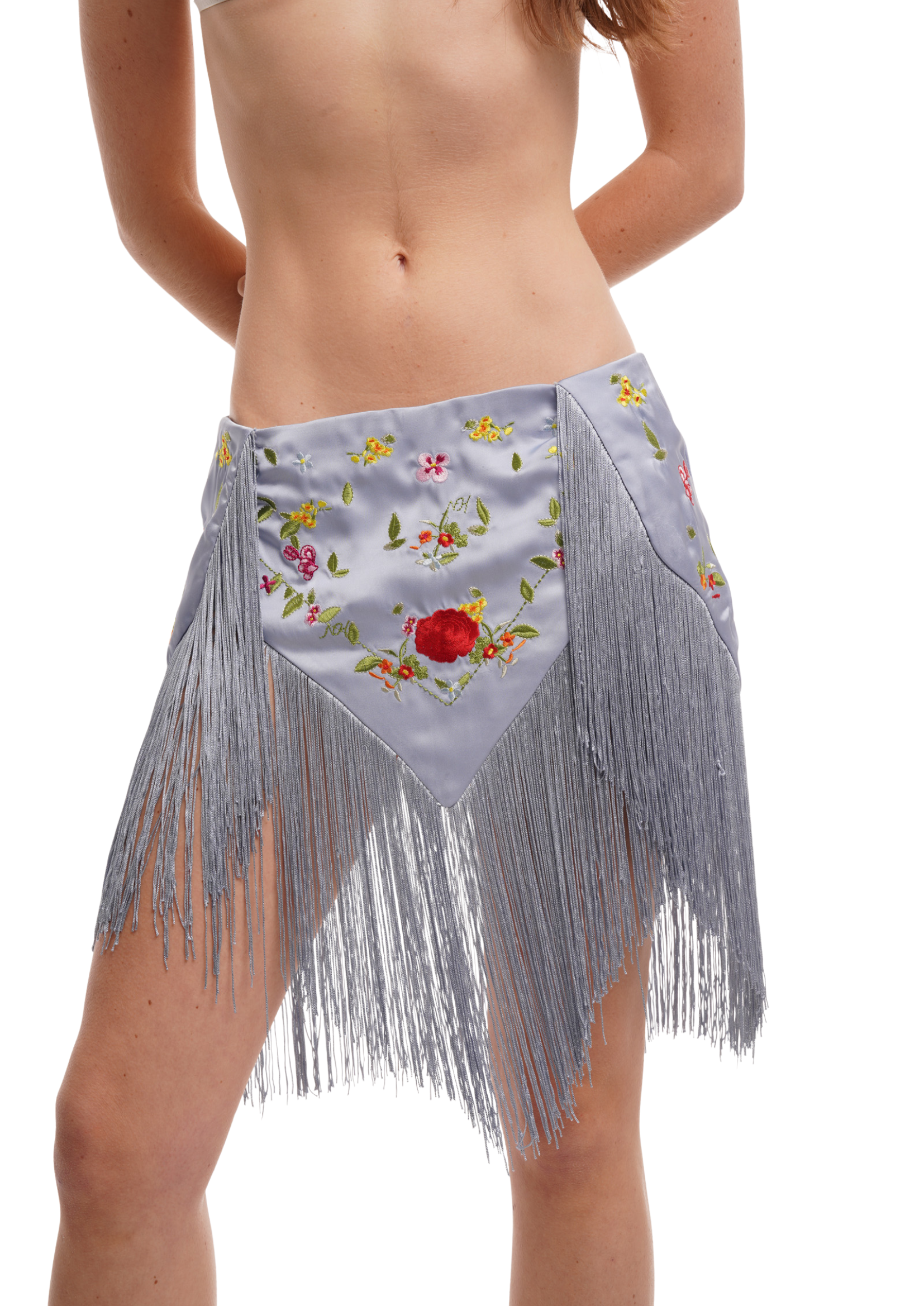 LARA SKIRT IN POWDER BLUE