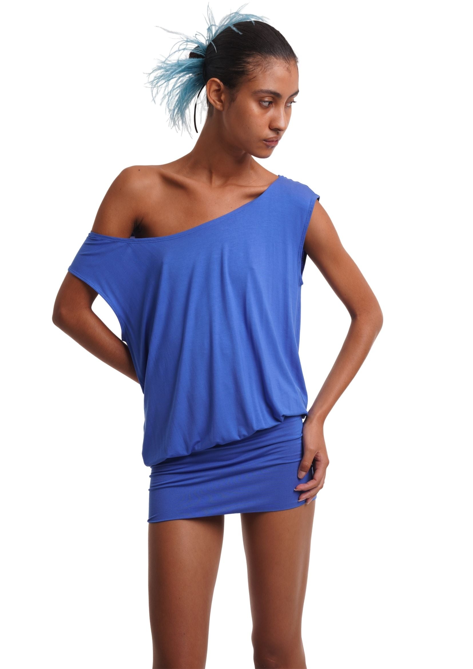 THE REL DRESS IN KLEIN BLUE
