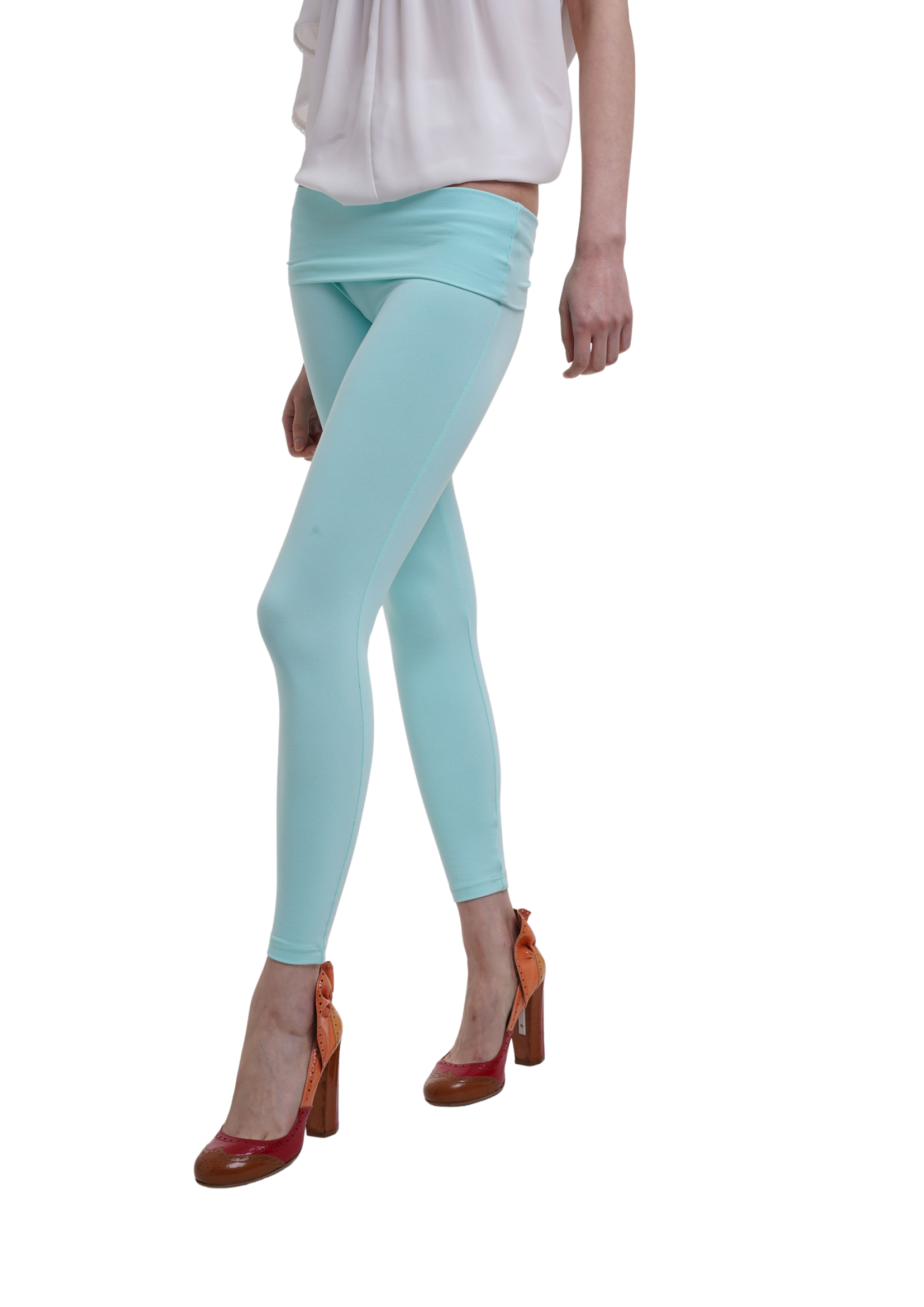 FOLD OVER LEGGINGS IN ICE