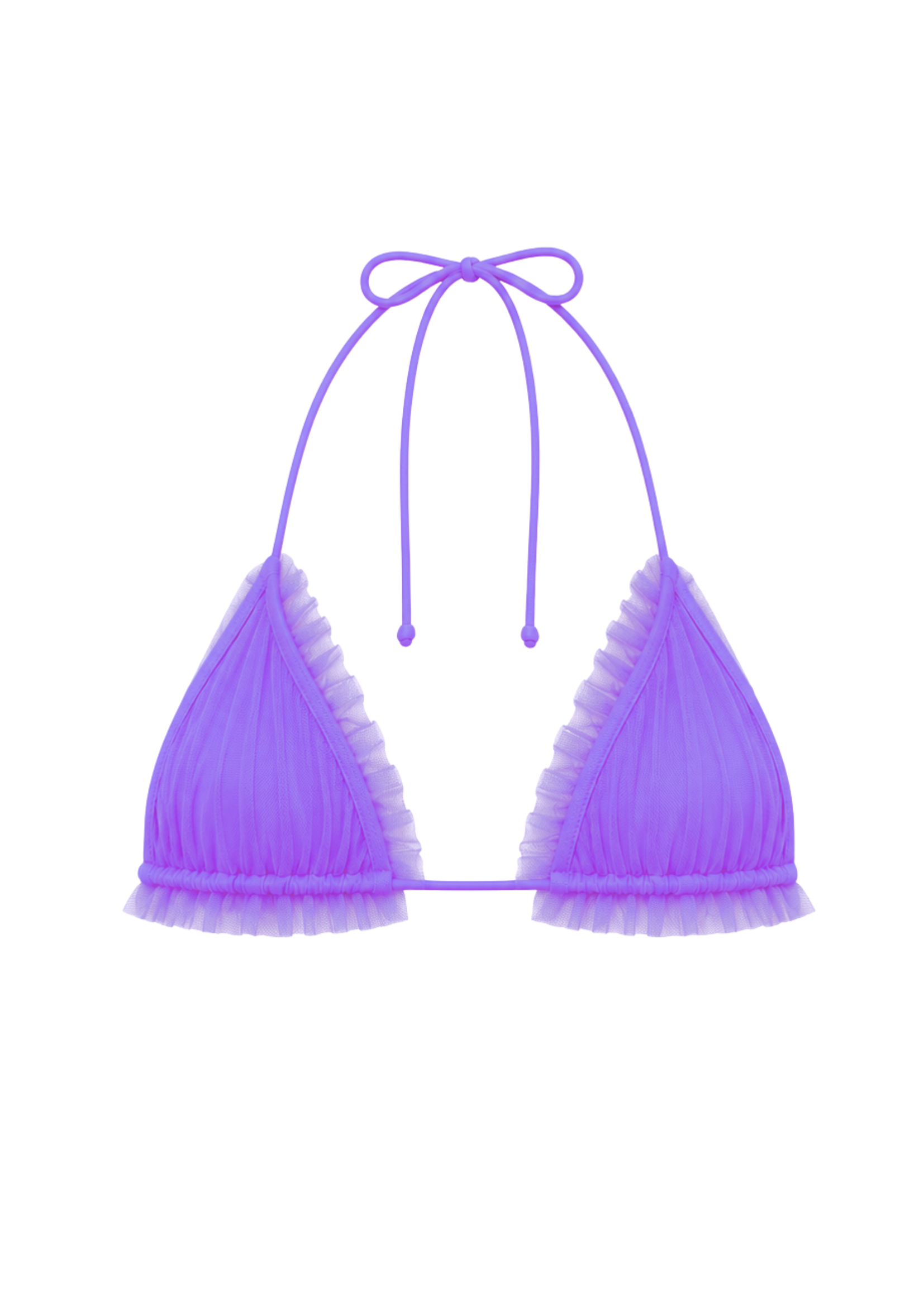 THE YAS TRIANGLE TOP IN PURPLE