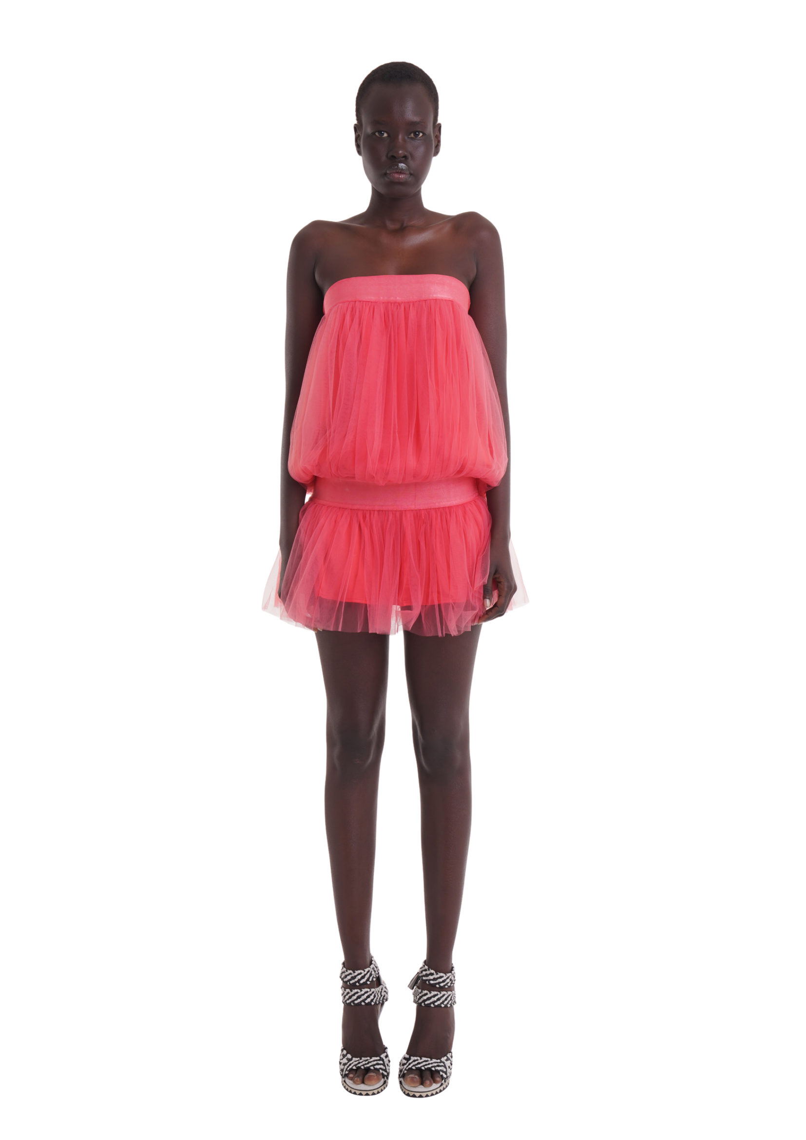 TUTU DRESS IN CORAL