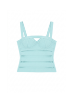 SNEAK BANDAGE TOP IN ICE