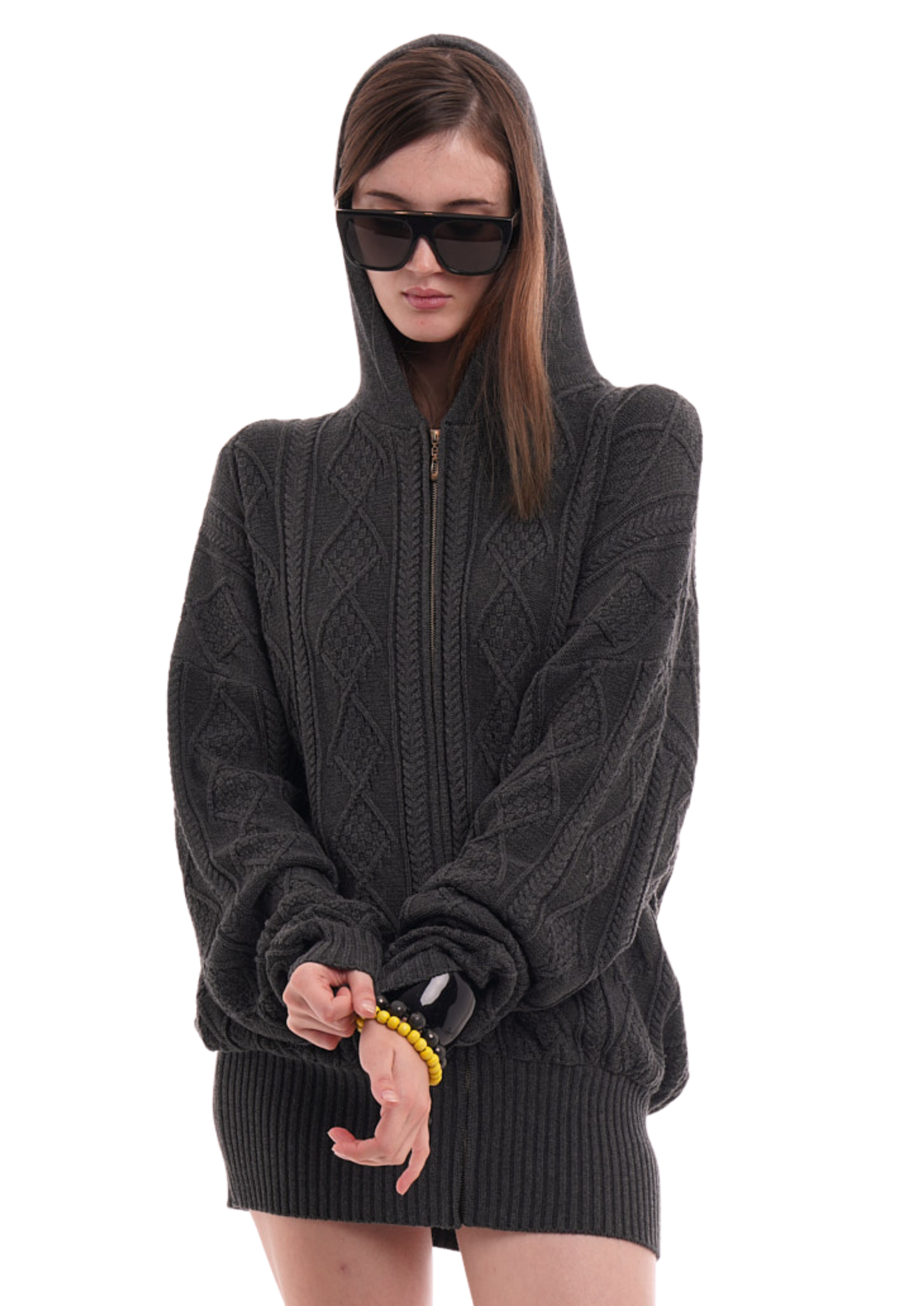 THE CECE DRESS IN WORN BLACK