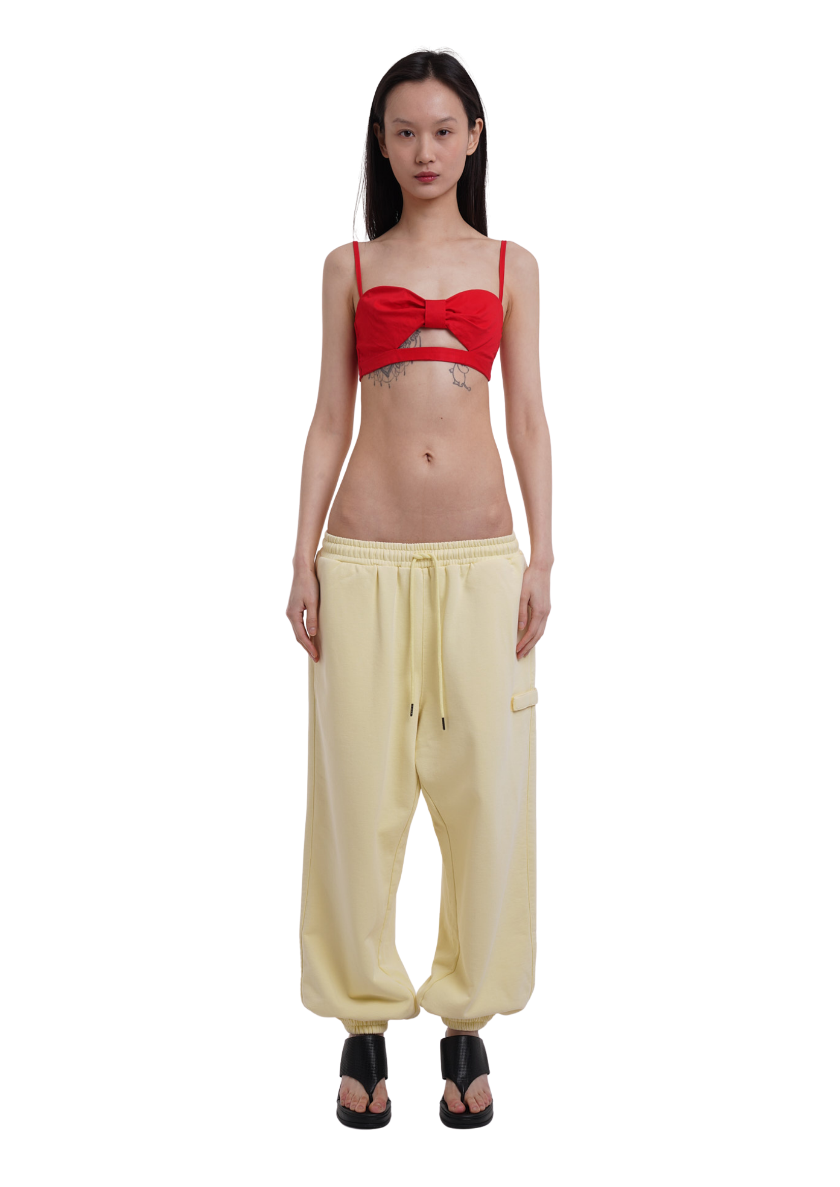 COVER TRACK PANTS IN LEMON