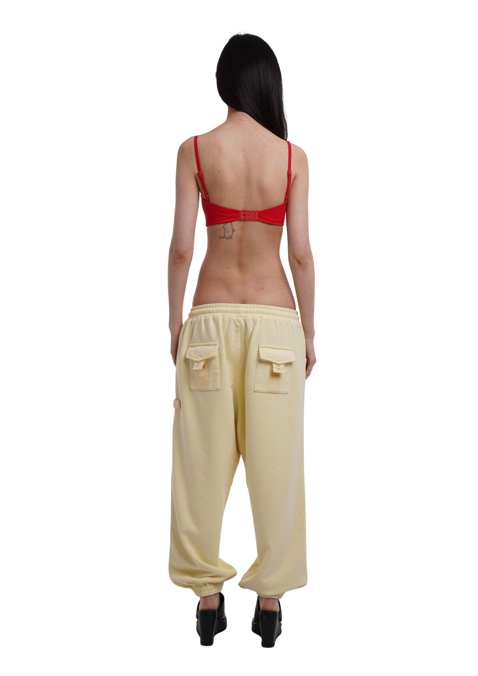 COVER TRACK PANTS IN LEMON