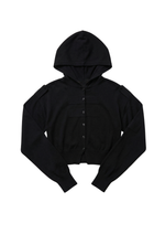 MILITARY CARDI IN BLACK