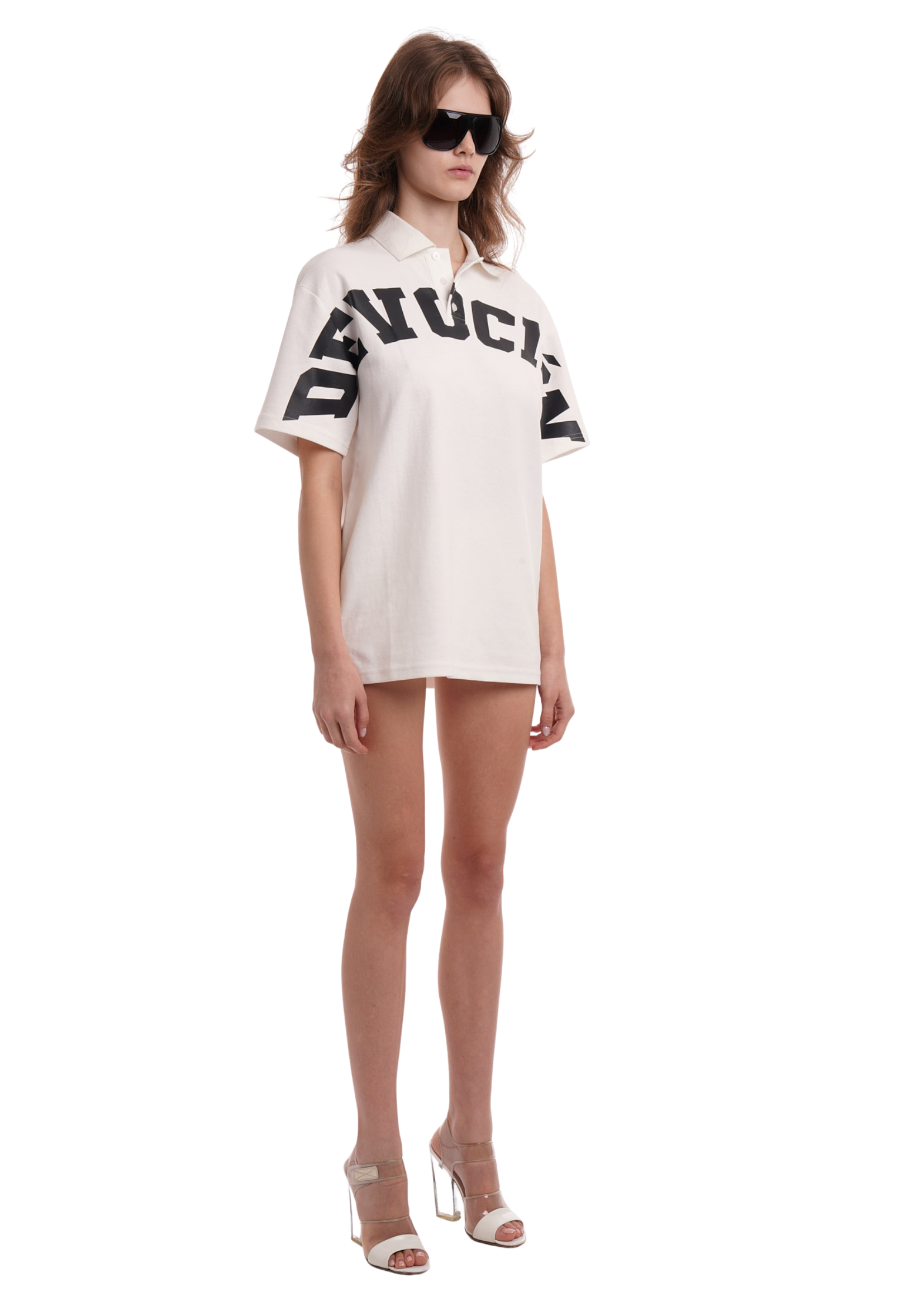 DEVOCÍON POLO IN WHITE